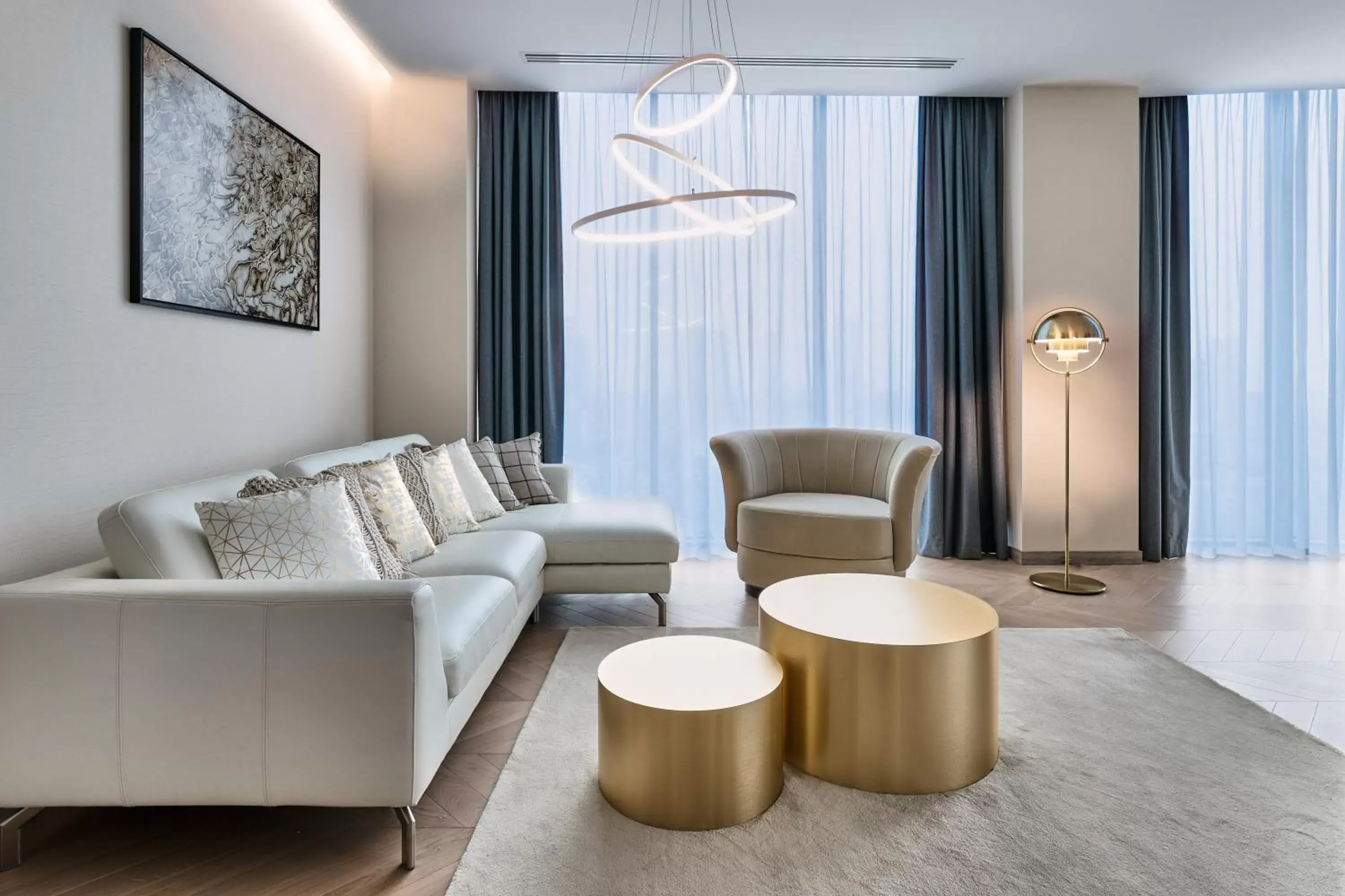 Living room, Seating Area in Crowne Plaza - Warsaw - The HUB, an IHG Hotel