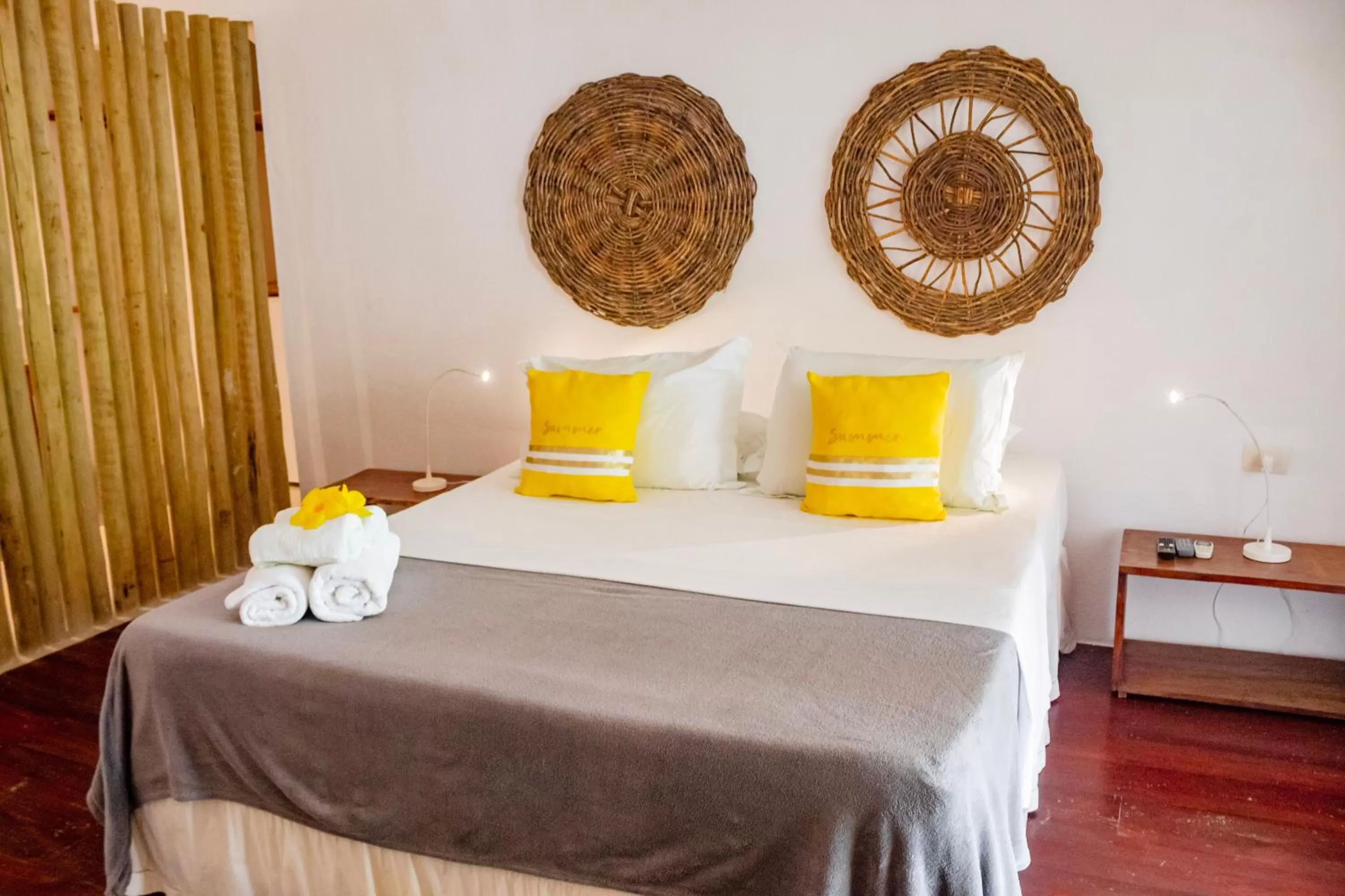 Bed in Pousada Villa Tatuamunha