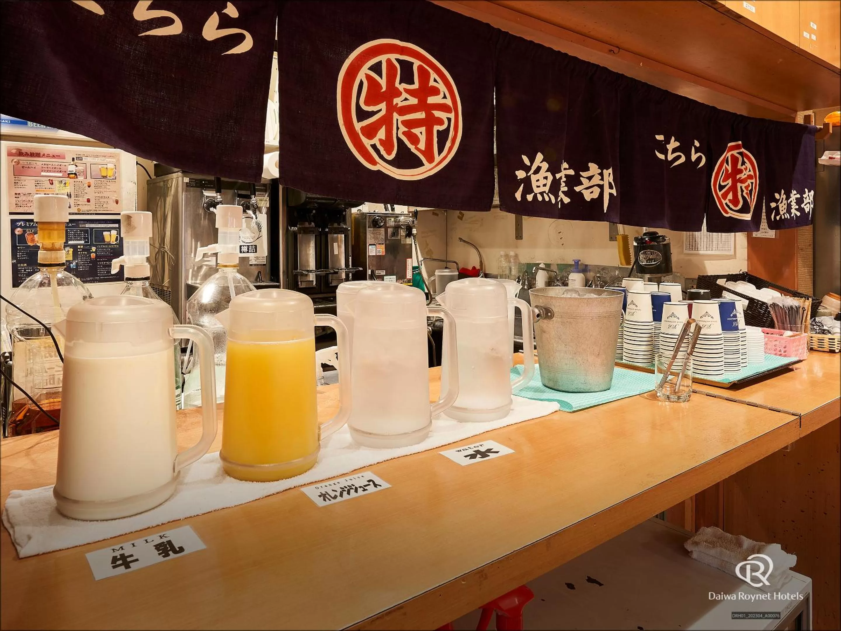 Food and drinks in Daiwa Roynet Hotel Sendai