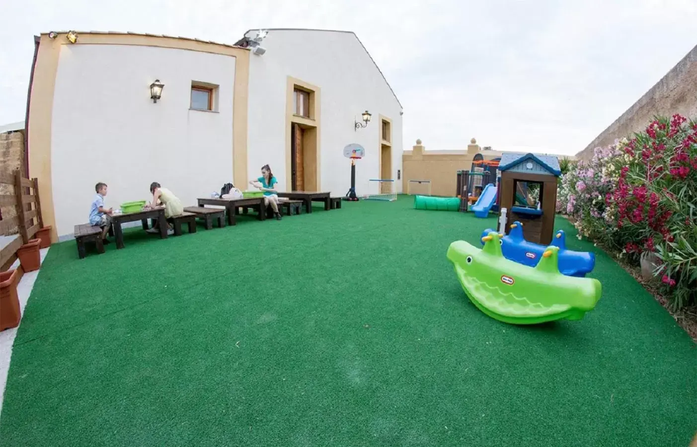 Children play ground in Hotel Villa Lampedusa