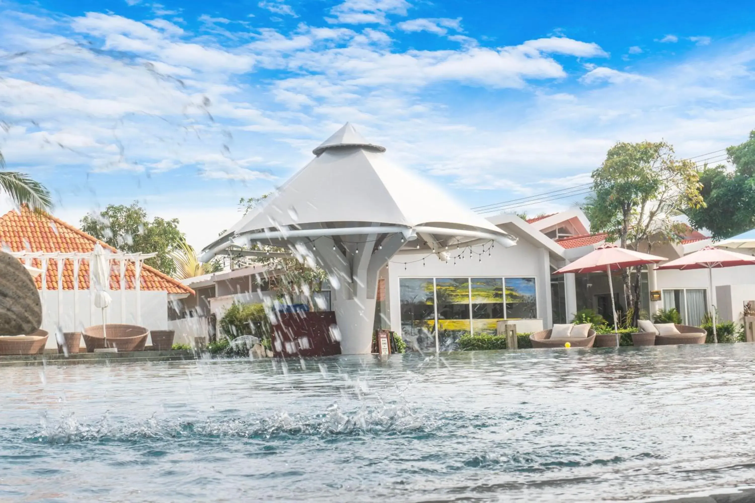 Swimming pool, Property Building in Mercury Phu Quoc Resort & Villas