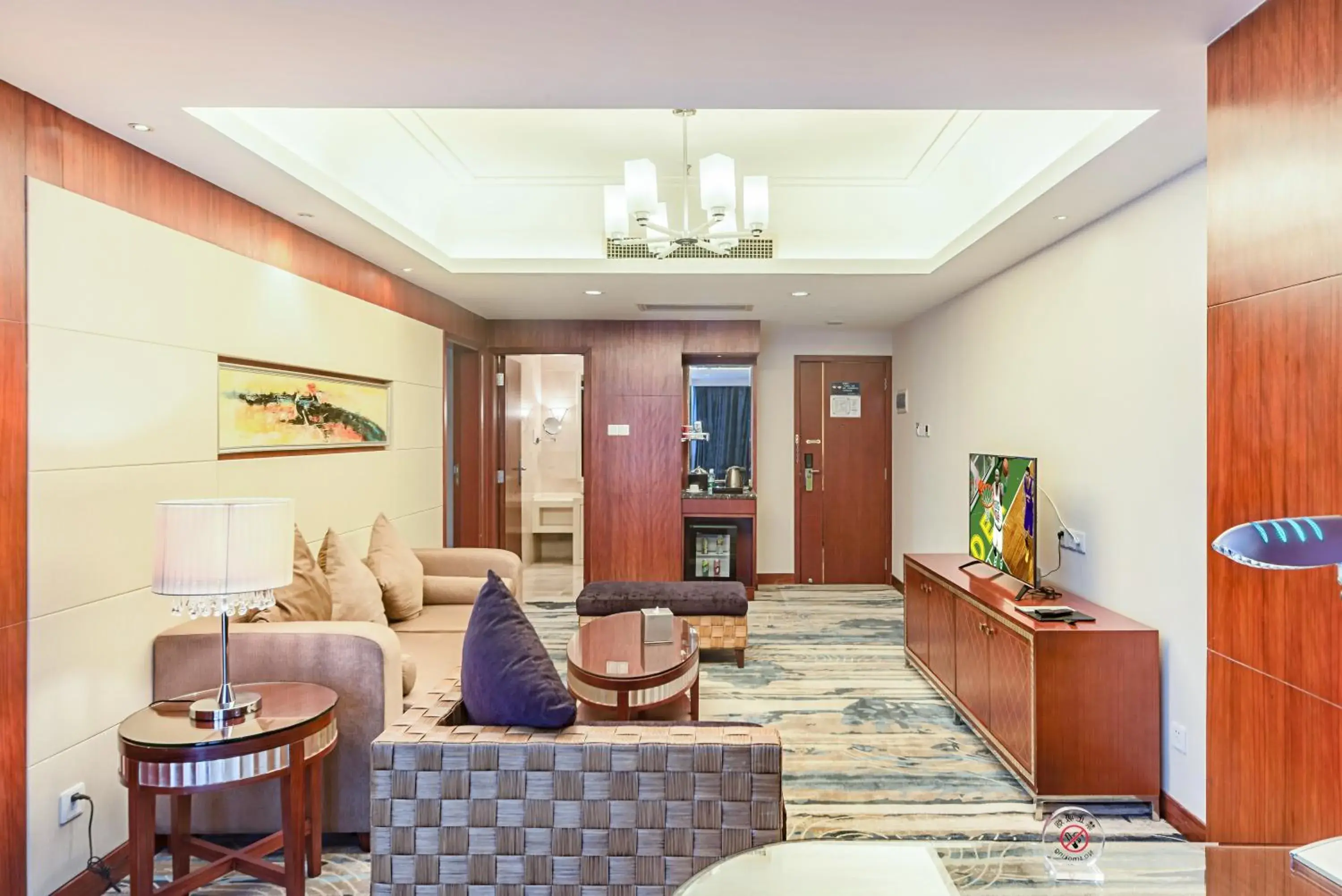 Living room, Seating Area in Haikou Mingguang Shengyi Hotel (Previous Mingguang International Hotel)