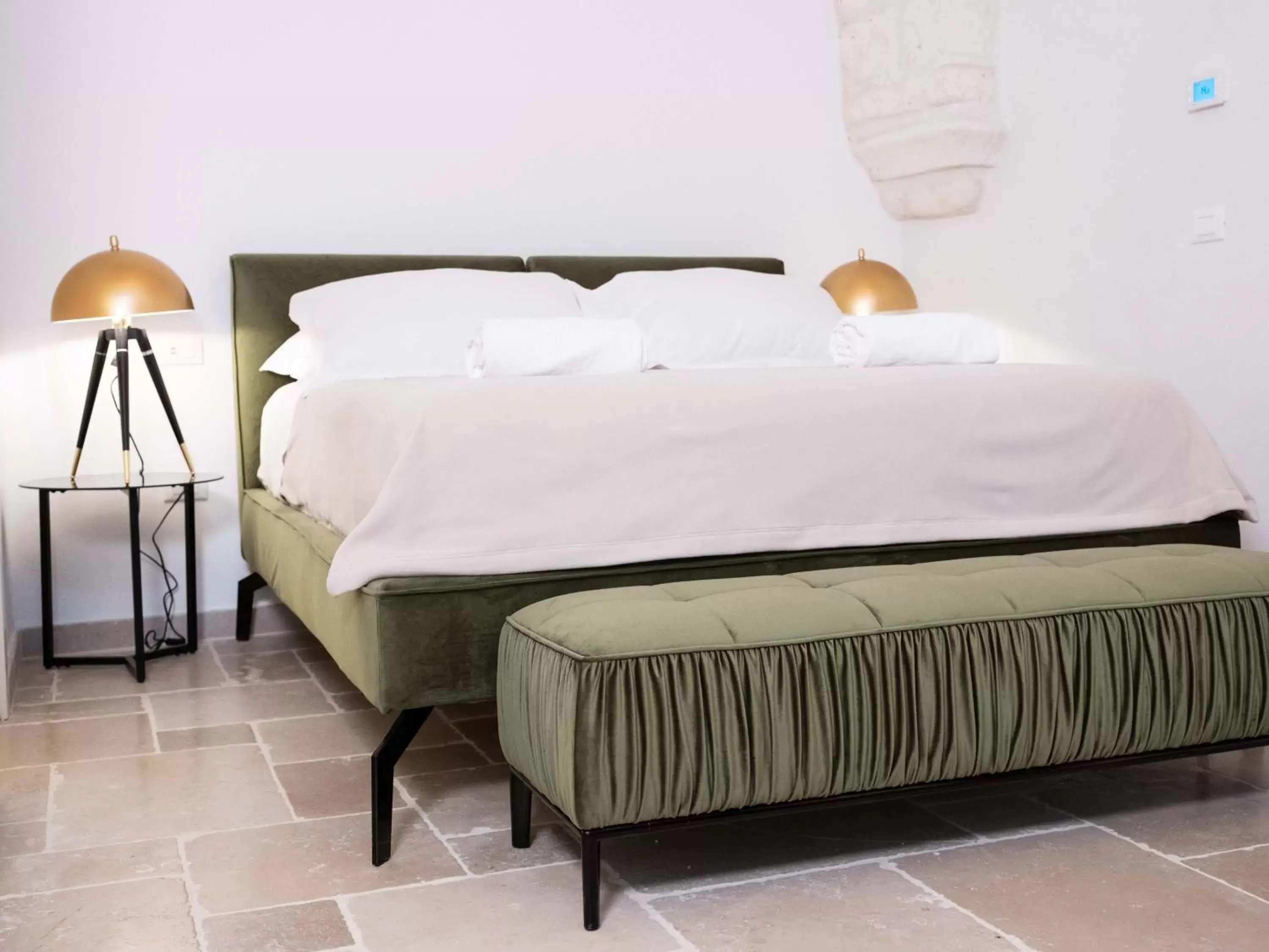 Bed in Dama Bianca Boutique Hotel Ostuni