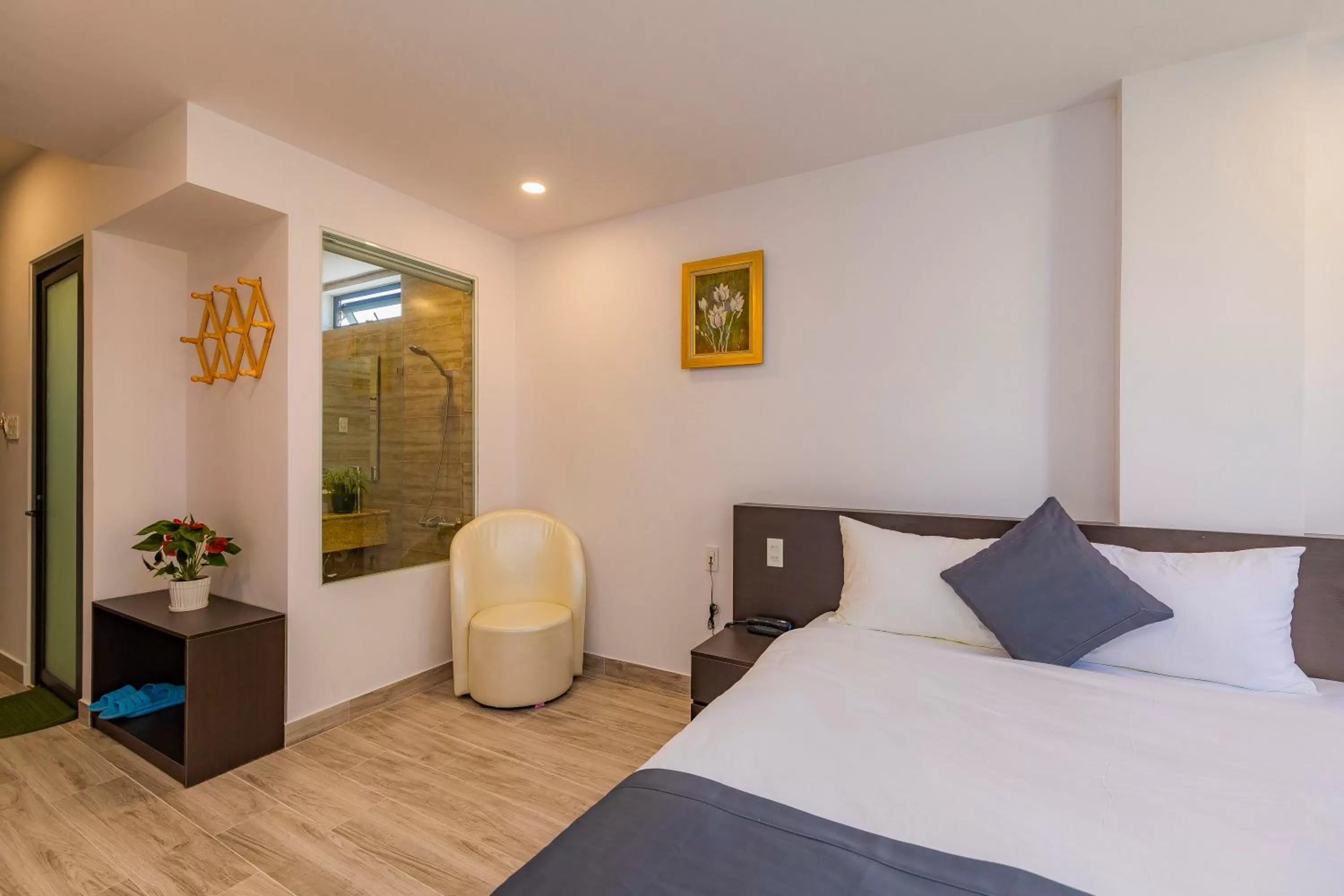 Bed in Khanh Uyen 3 Hotel