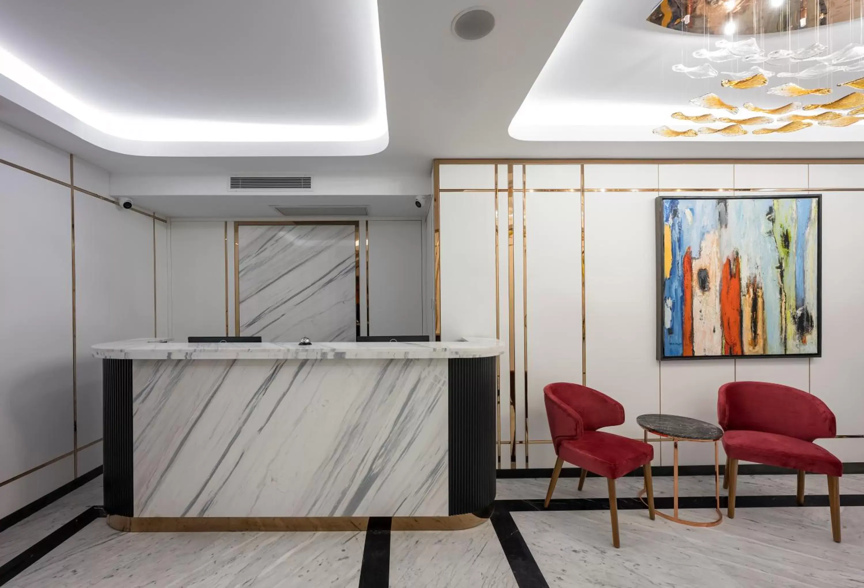 Lobby or reception in Ramada Encore by Wyndham Istanbul Sisli Lobby or reception in Ramada Encore by Wyndham Istanbul Sisli