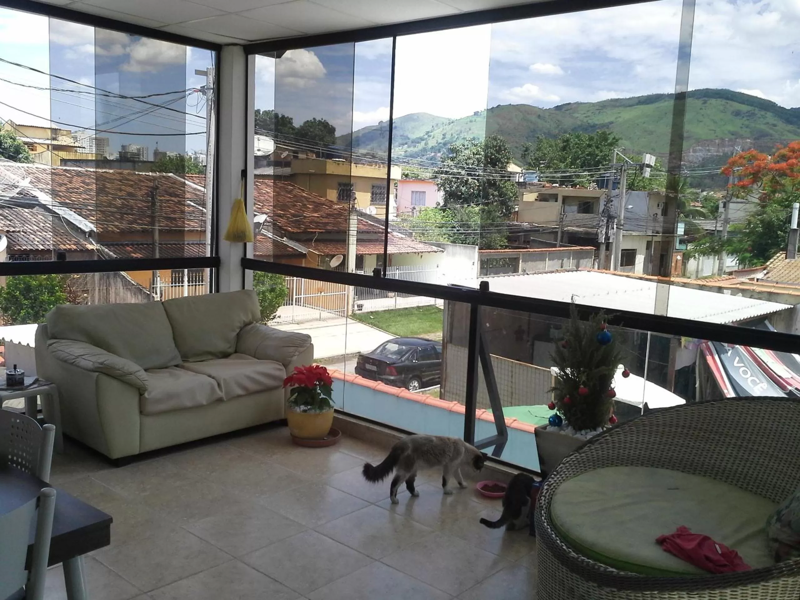 Balcony/Terrace in Pousada Casa Familia