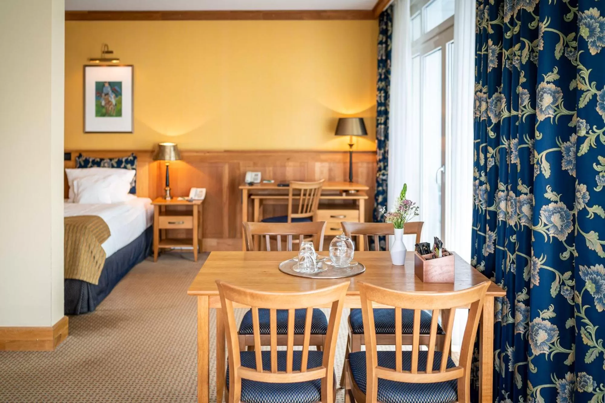 Photo of the whole room, Bed in Waldhotel Tannenhäuschen