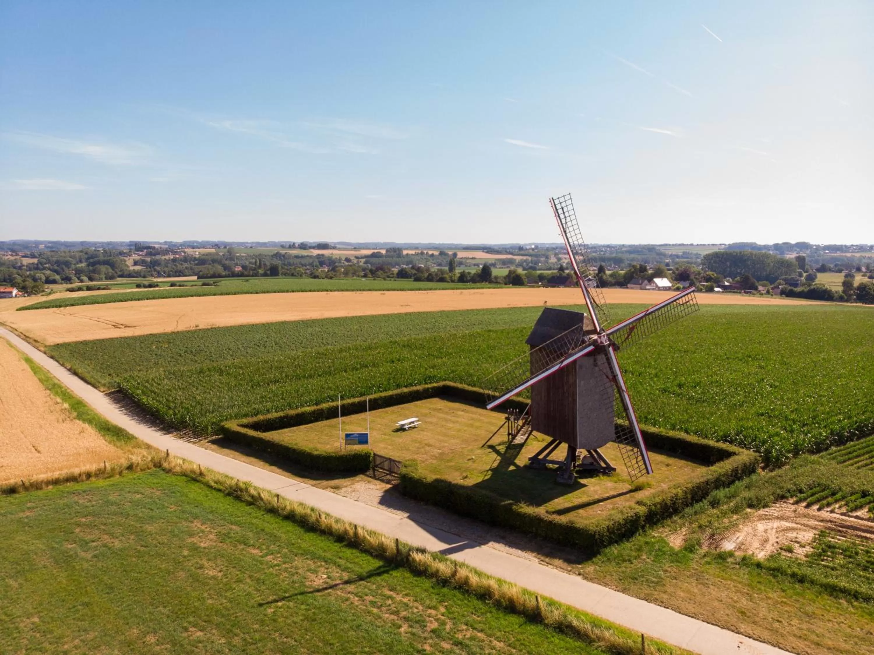 Natural landscape in B&B Meulecauter