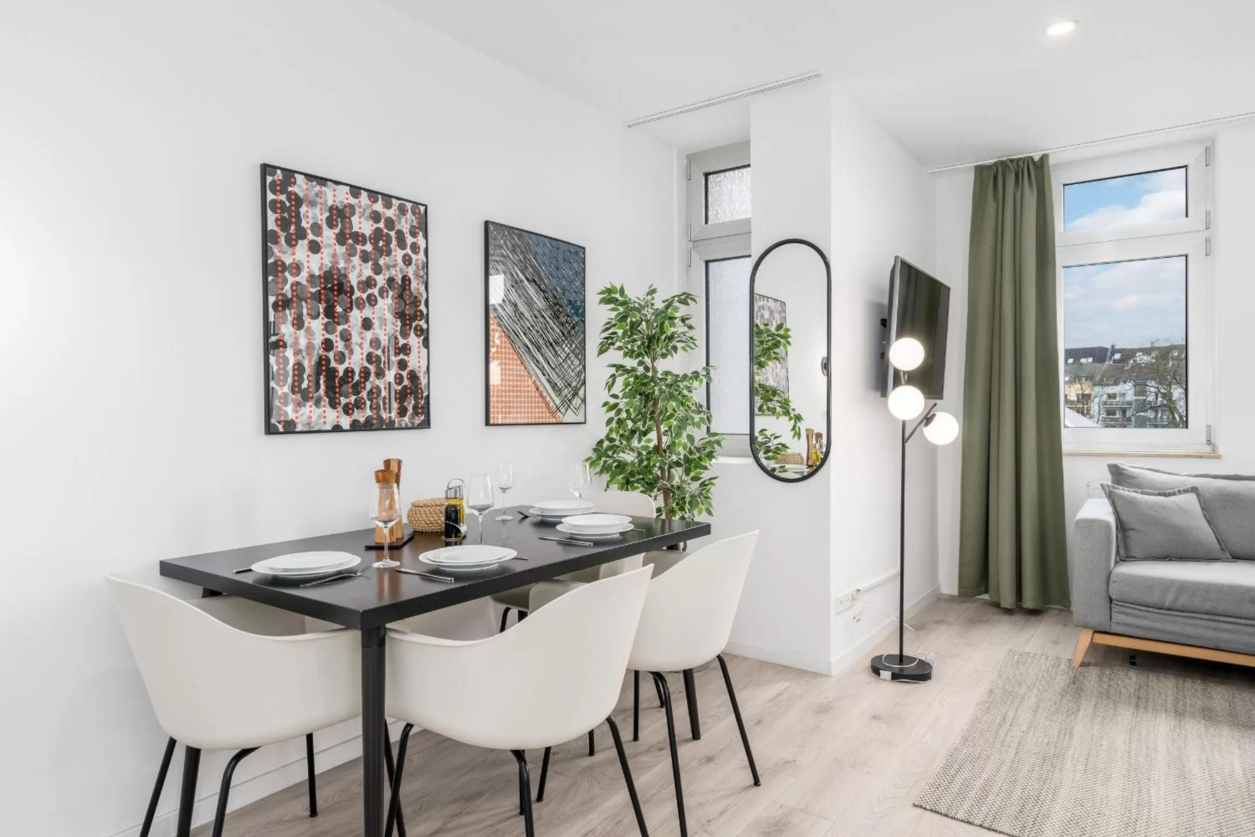 Seating area in BRIGHT Dortmund City Center