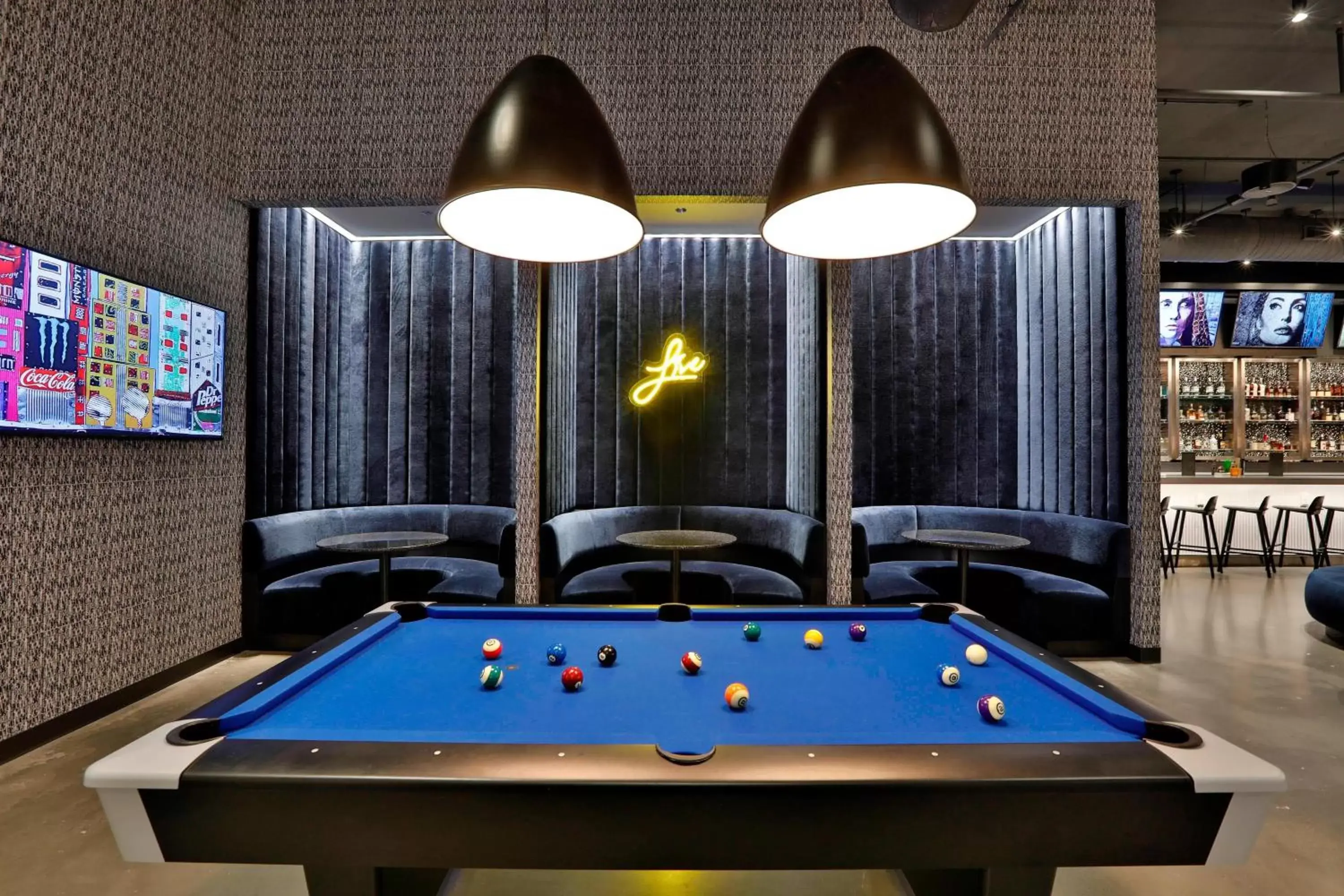 Swimming pool, Billiards in Aloft Atlanta at The Battery Atlanta