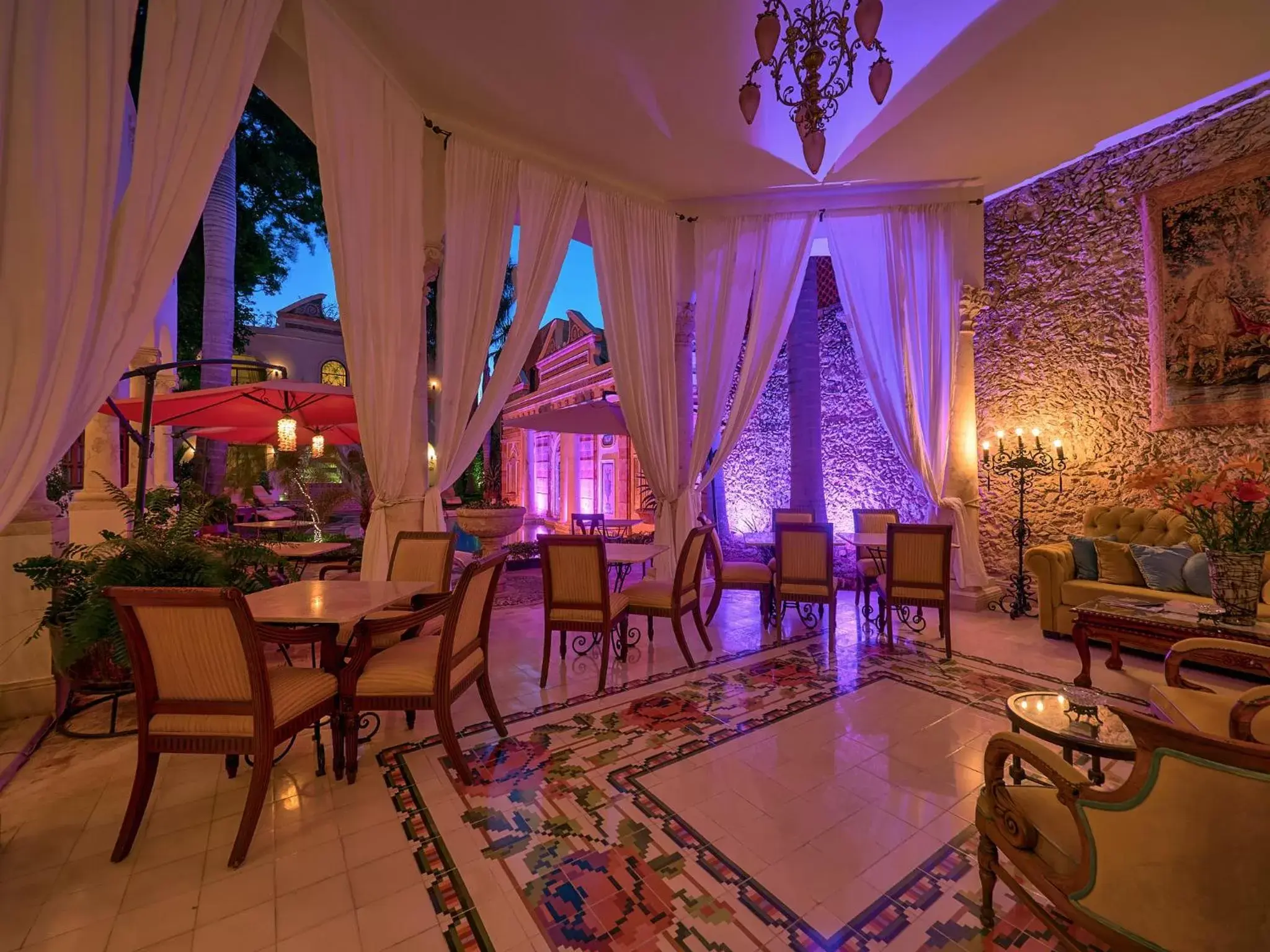 Balcony/Terrace, Restaurant/Places to Eat in El Palacito Secreto Luxury Boutique Hotel & Spa