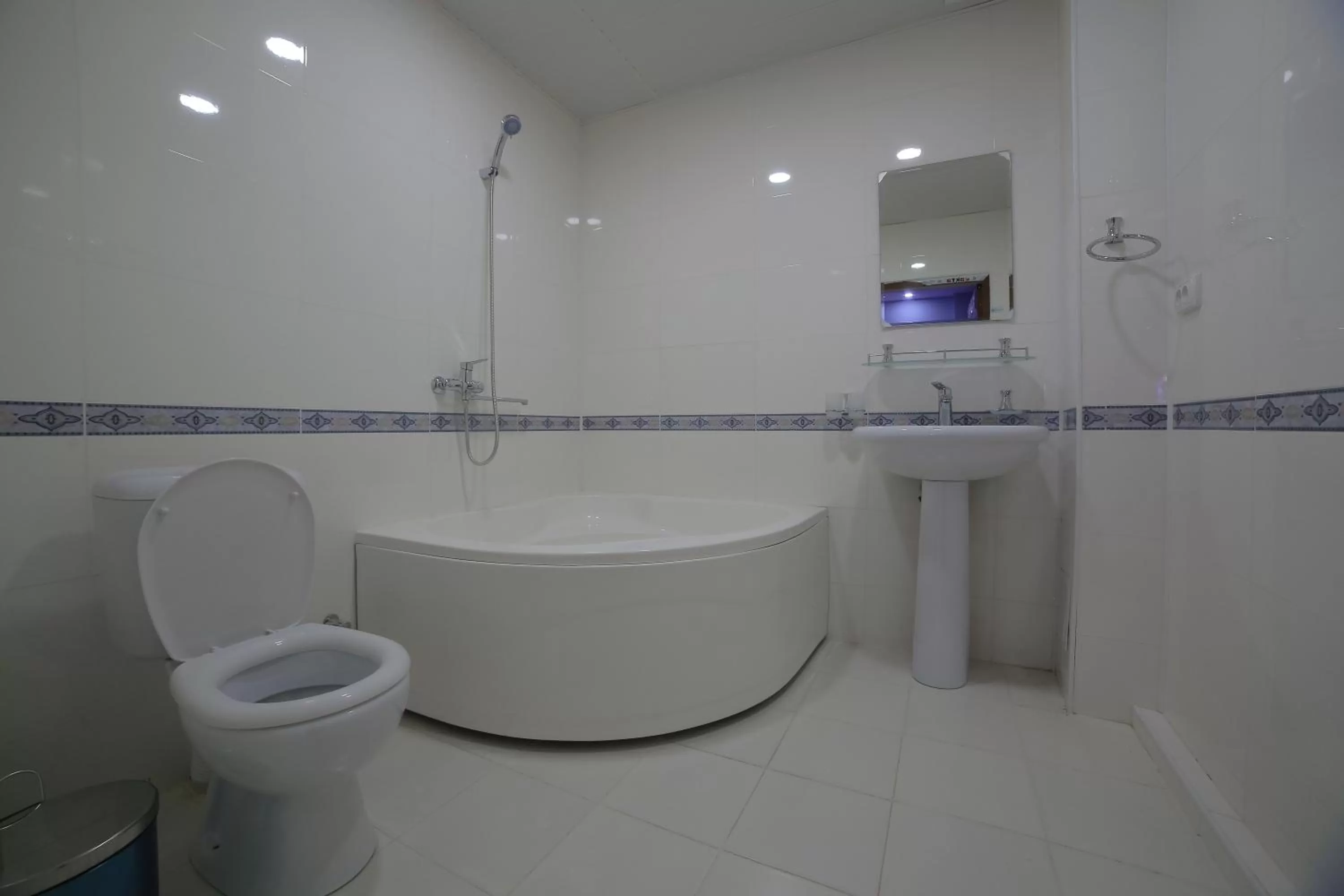 Toilet in Alliance hotel bukhara