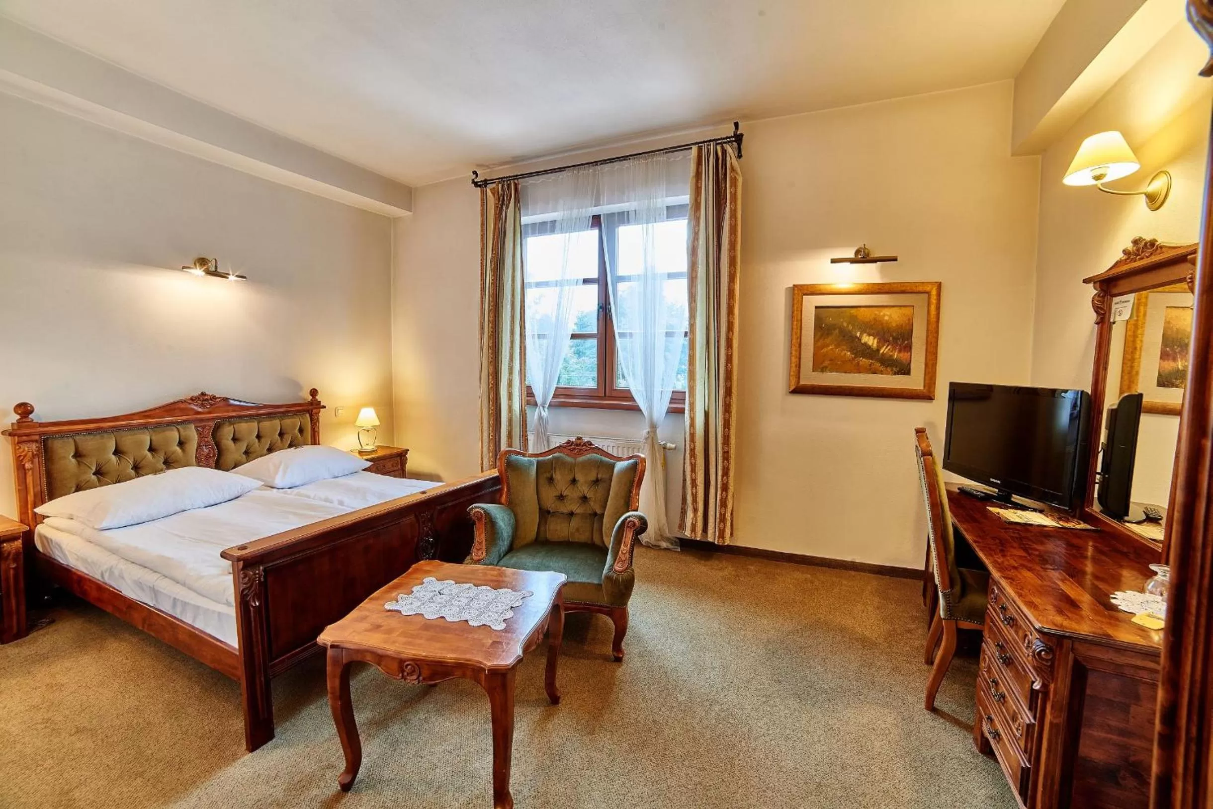 Photo of the whole room, Bed in Folwark Stara Winiarnia