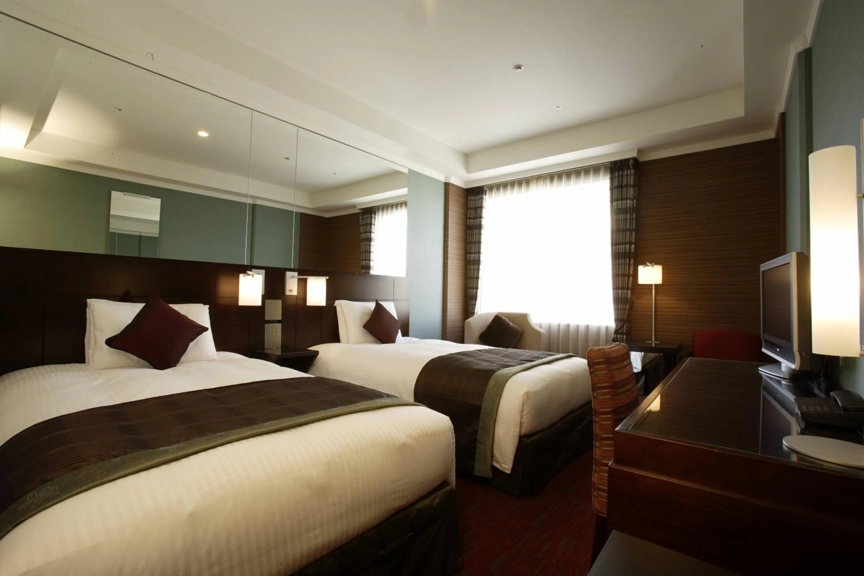 Bed in Hotel Trusty Tokyo Bayside