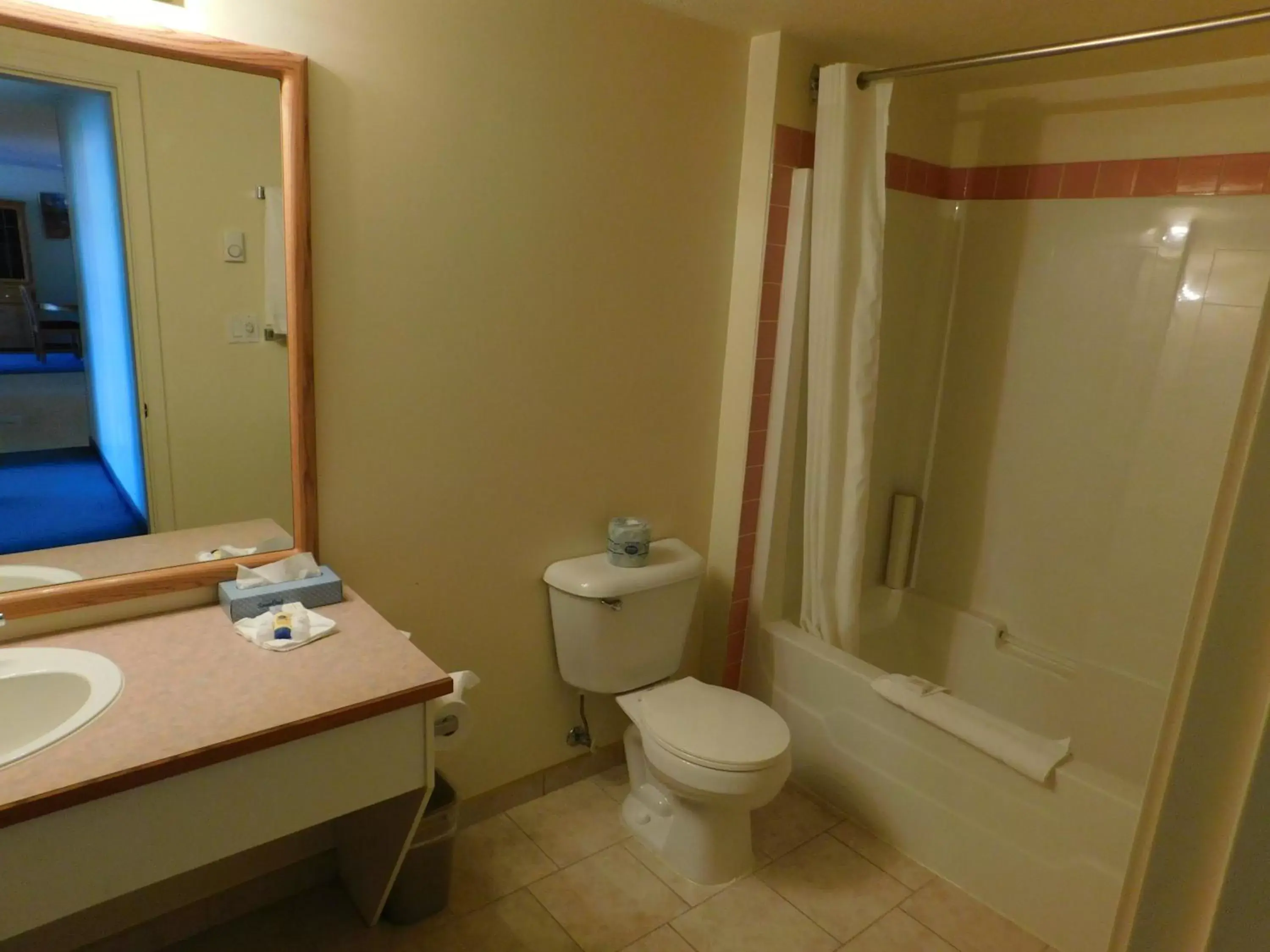 Bathroom in Western Budget Motel Leduc #3