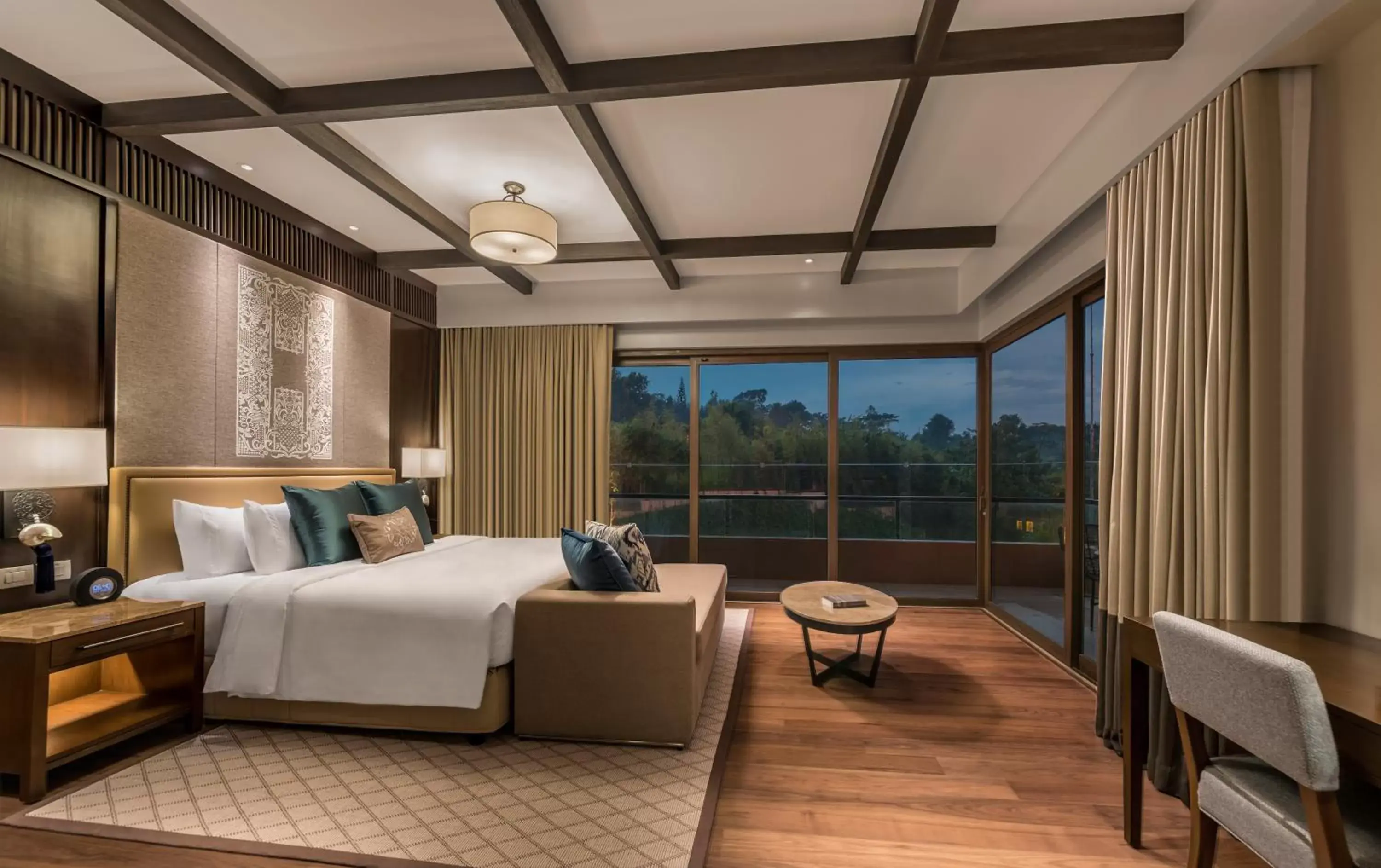 View (from property/room), Bed in Anya Resort Tagaytay View (from property/room), Bed in Anya Resort Tagaytay