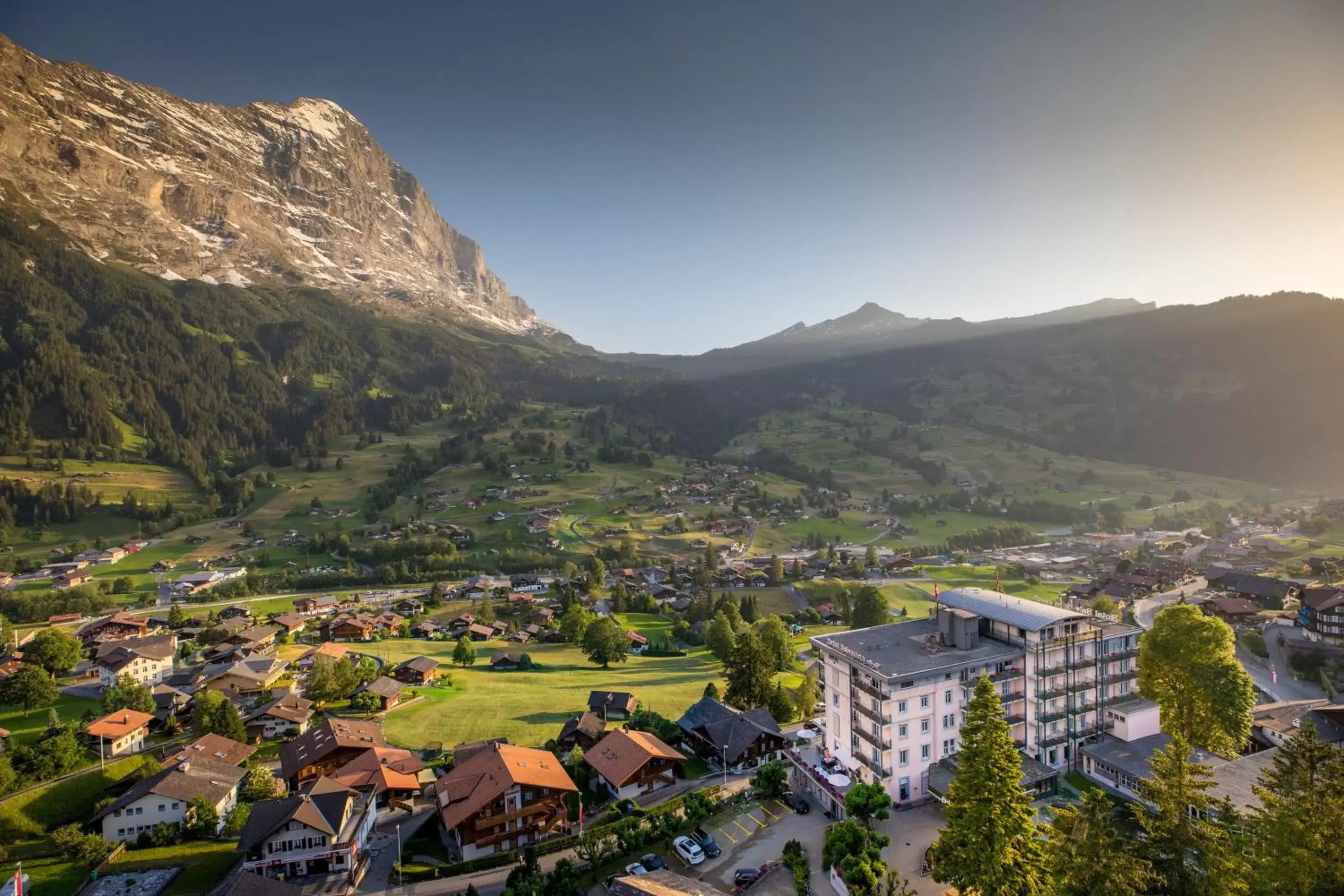 Property building, Bird's-eye View in Belvedere Swiss Quality Hotel