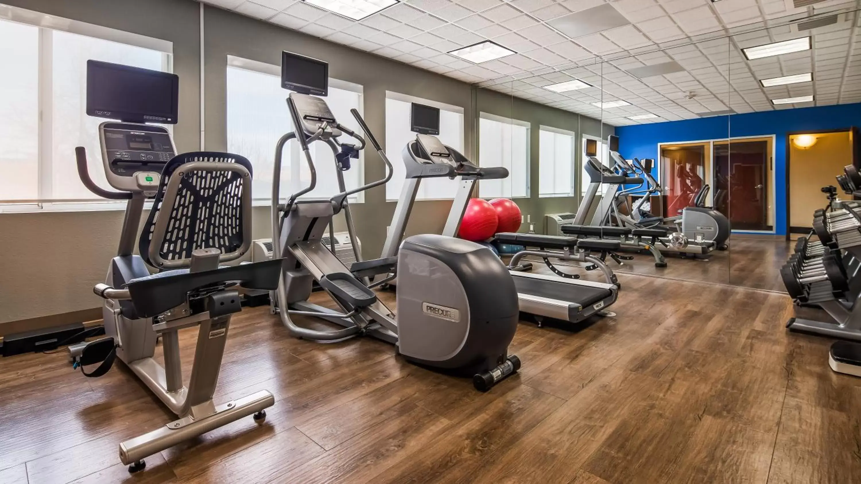 Fitness centre/facilities, Fitness Center/Facilities in Holiday Inn Express Hotel & Suites Detroit - Farmington Hills, an IHG Hotel