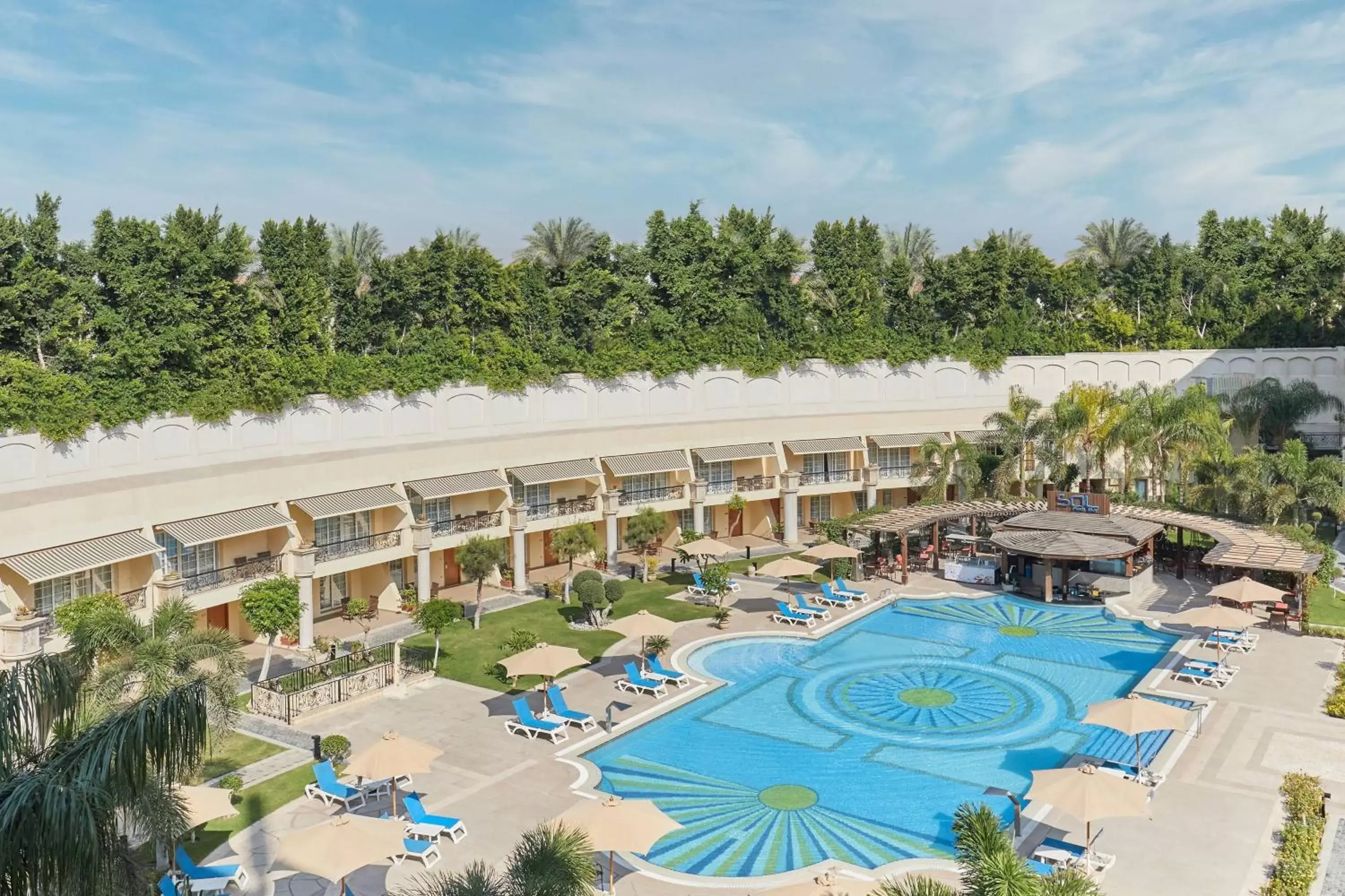 Swimming pool, Pool View in Renaissance Cairo Mirage City Hotel