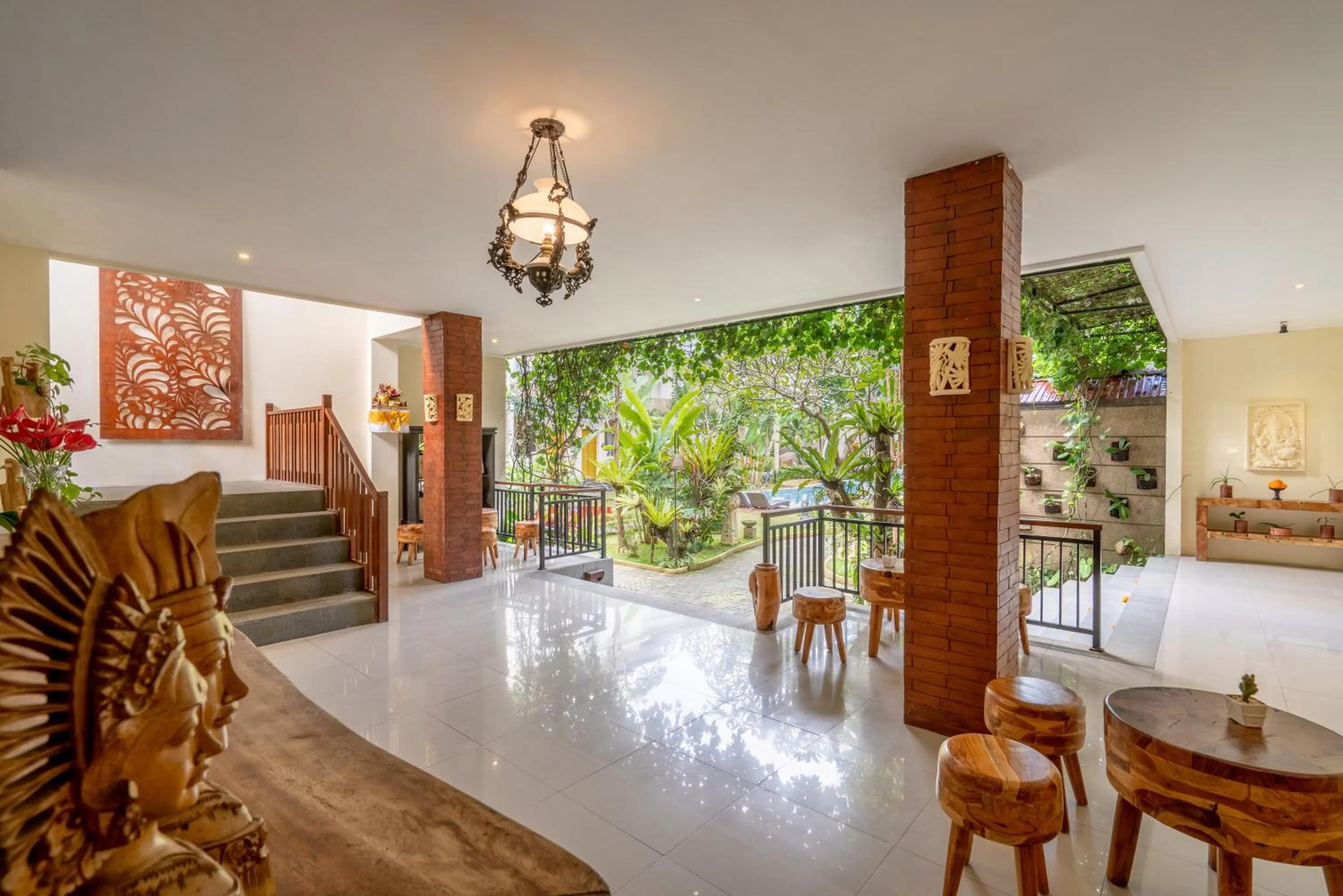 Lobby or reception in Ashoka Tree Resort at Tanggayuda