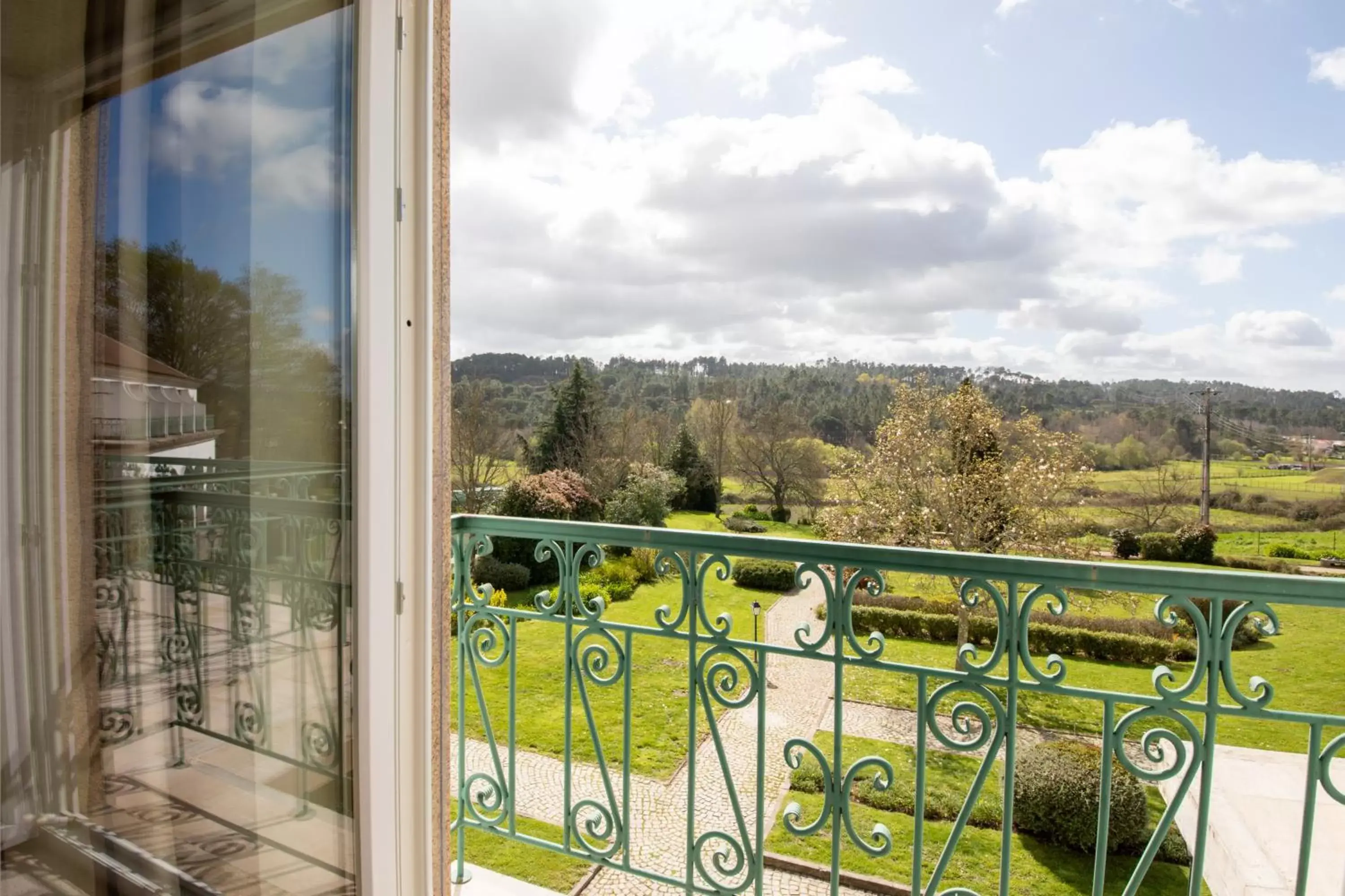 Balcony/Terrace in Montebelo Principe Perfeito Viseu Garden Hotel