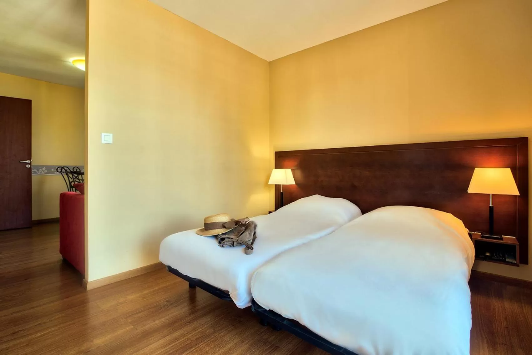 Bed in Zenitude Hôtel-Résidences Les Jardins de Lourdes