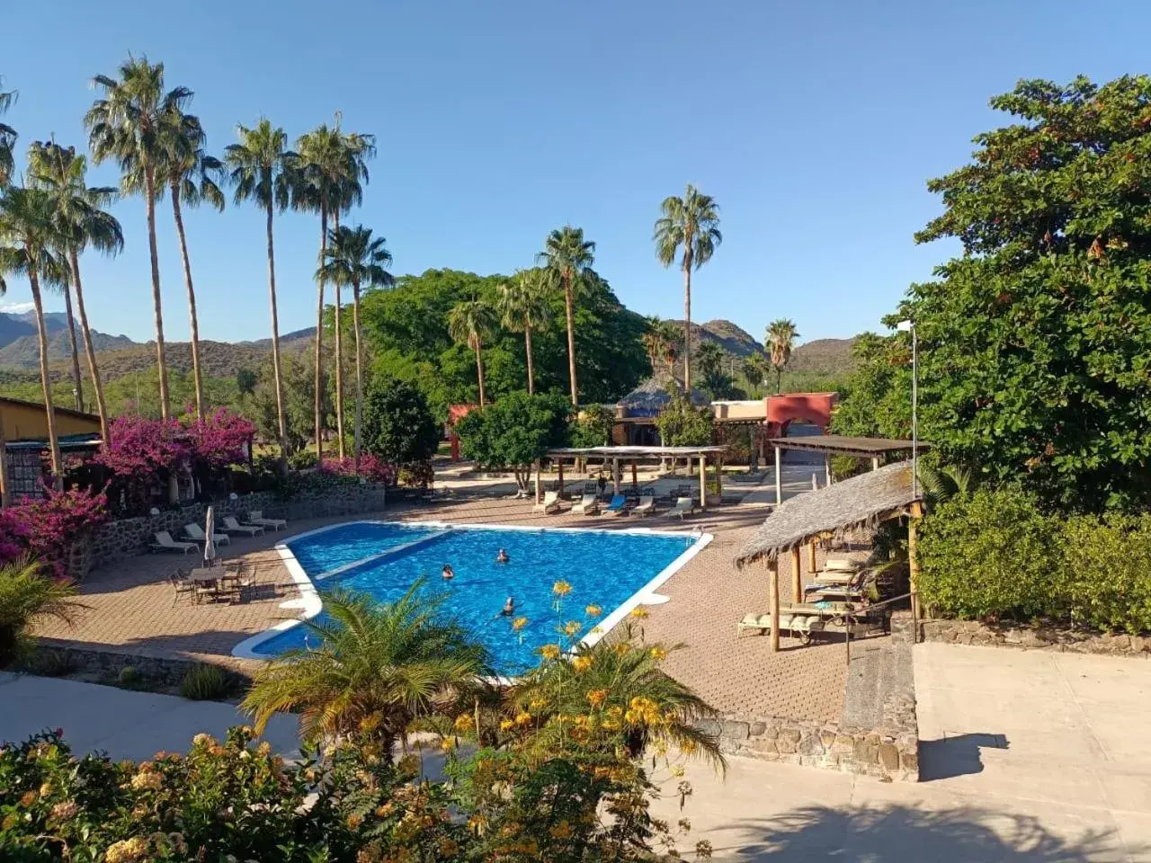 Pool View in Tripui Hotel