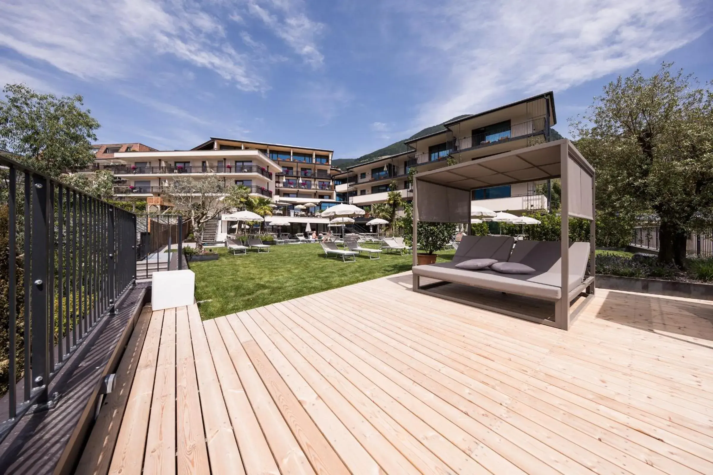 Patio in Hotel Der Weinmesser