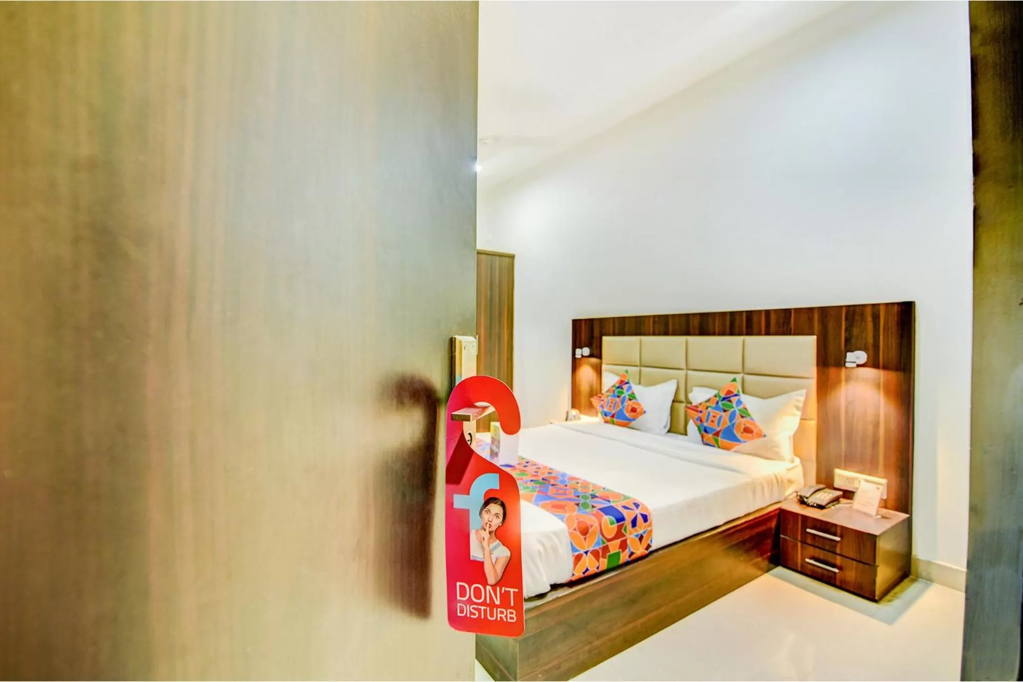 Bedroom, Bed in FabHotel Solitaire Inn Tilak Nagar