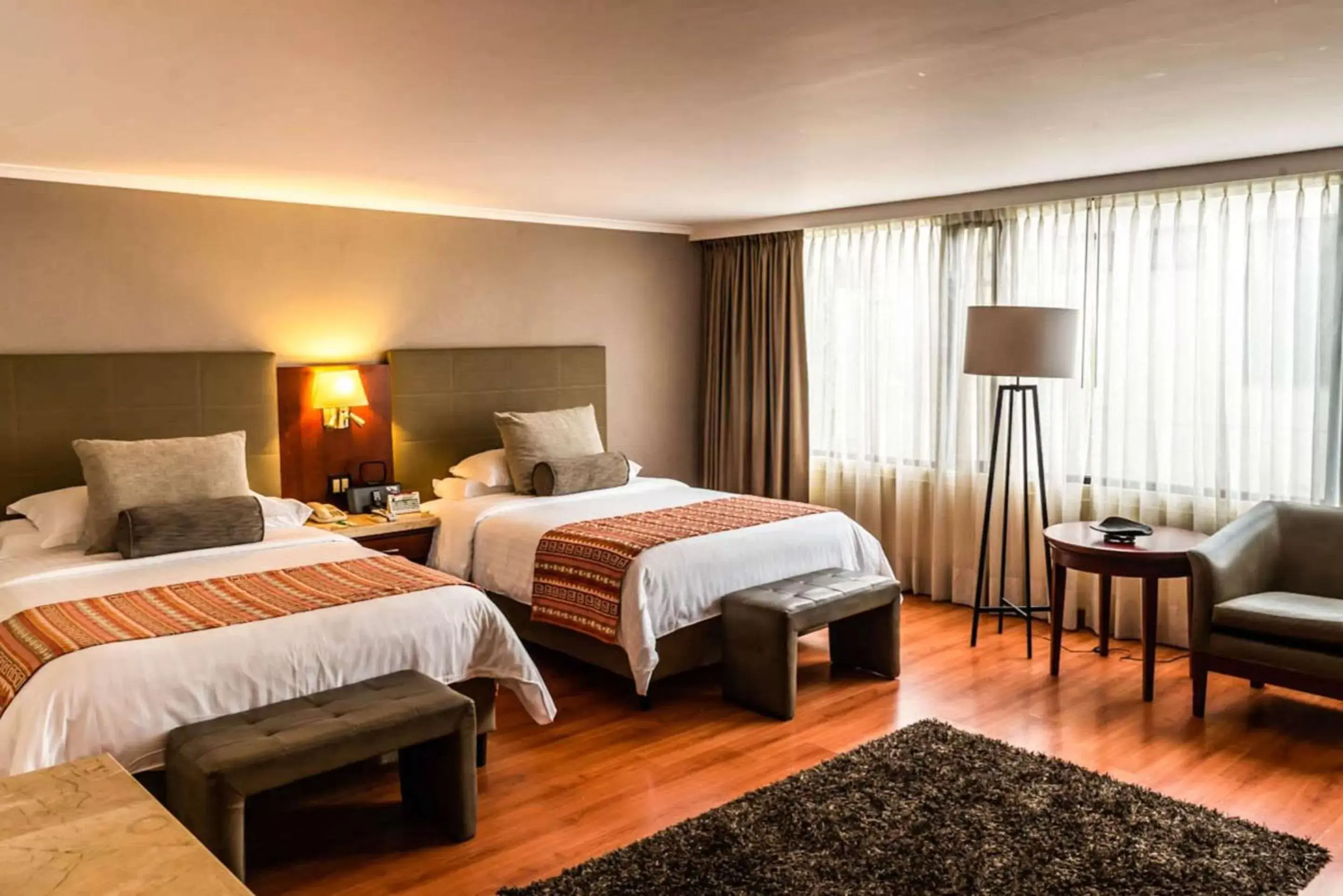 Photo of the whole room, Bed in Bogota Plaza Hotel