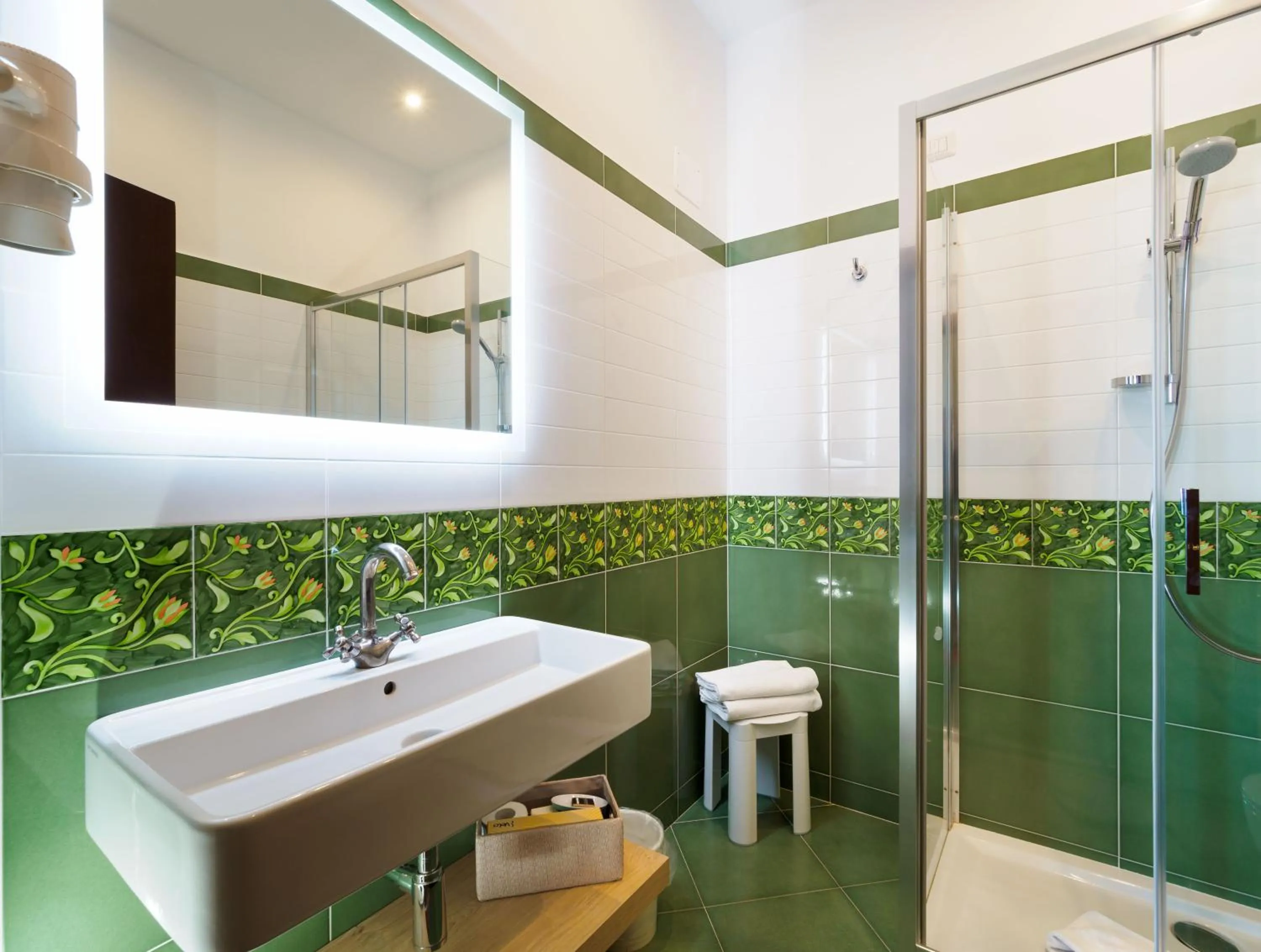 Shower in Hotel Sirius