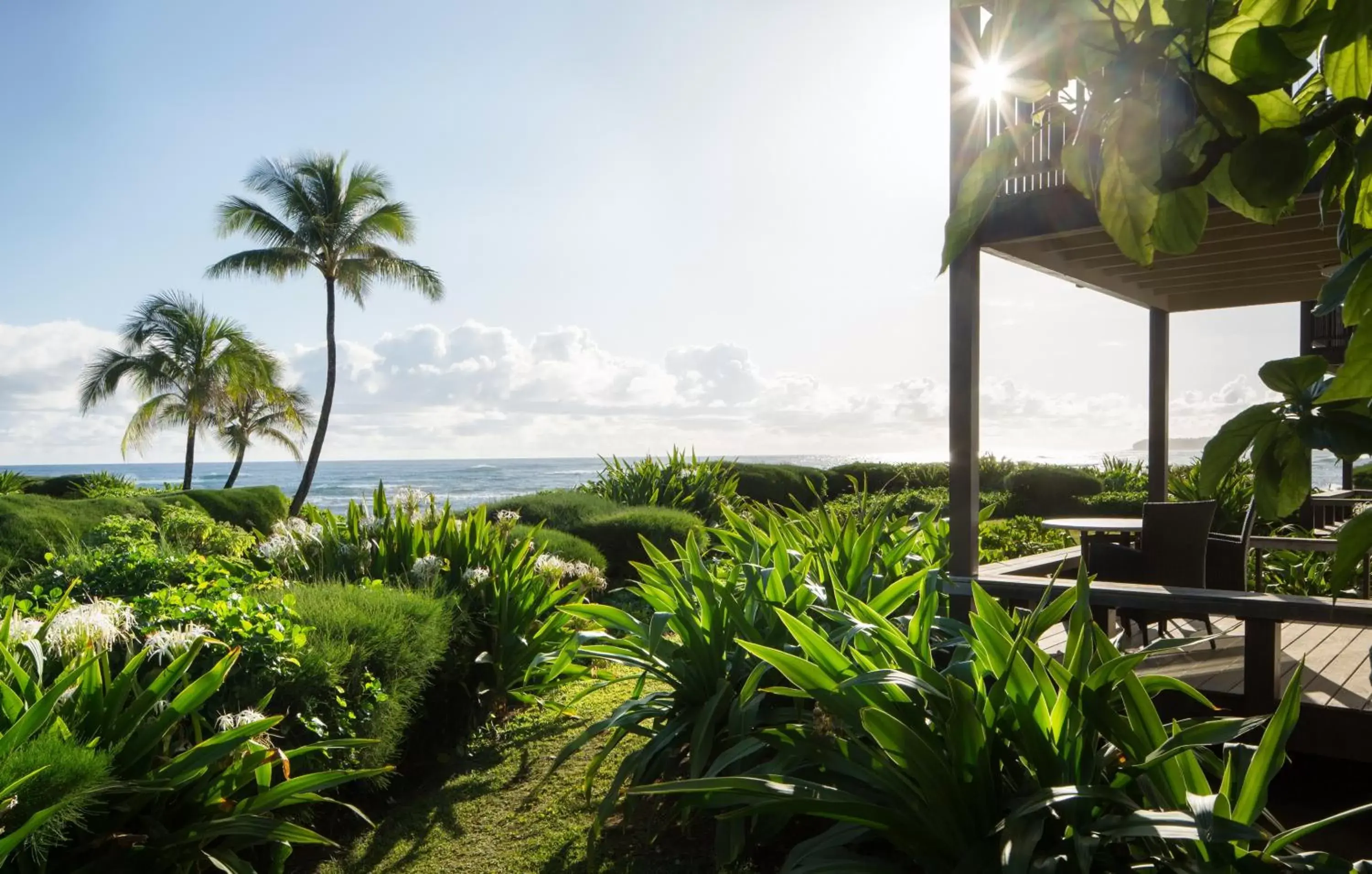 Sea view in Hanalei Colony Resort