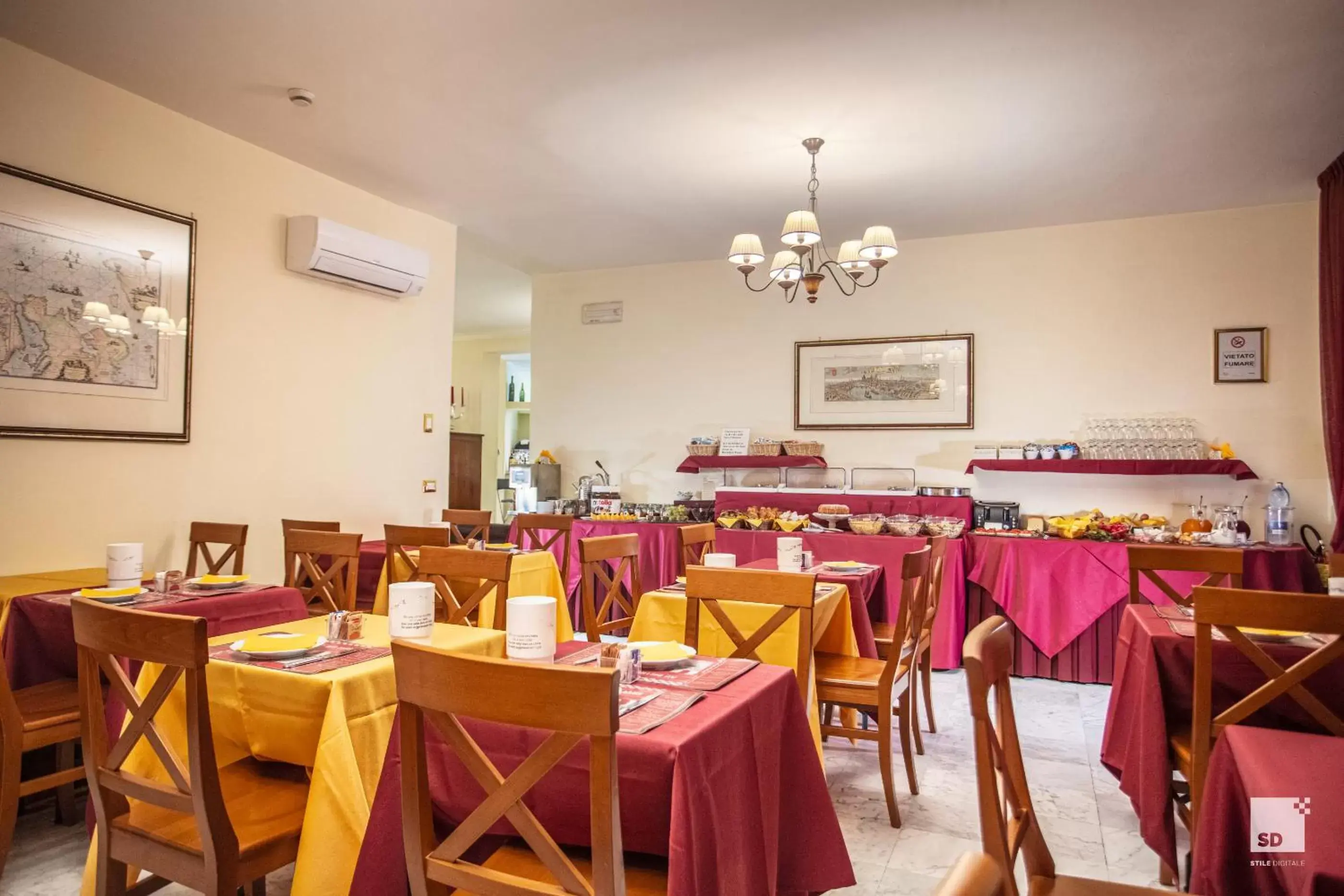 Breakfast, Restaurant/Places to Eat in Hotel Alessandro Della Spina