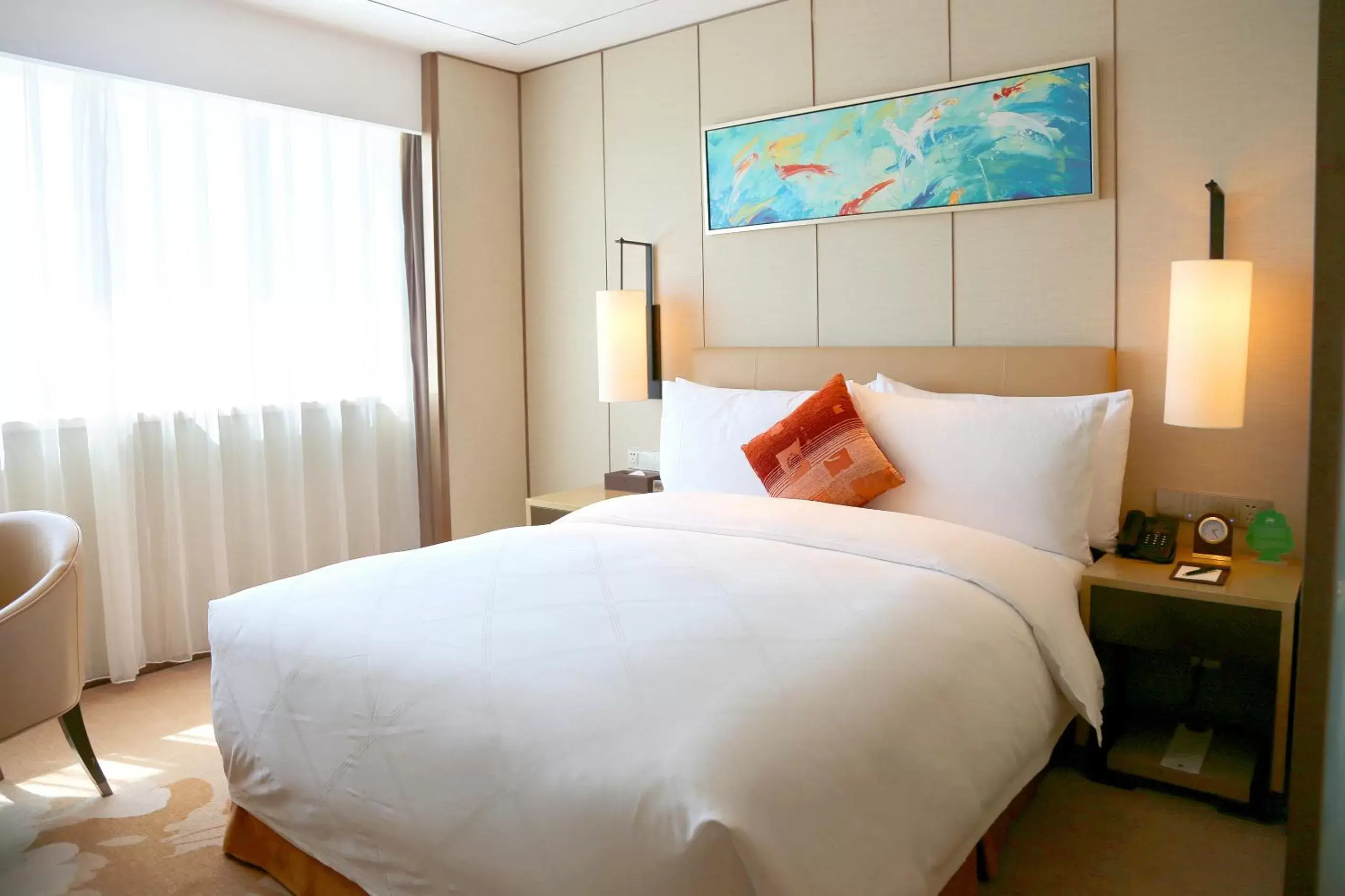 Bedroom, Bed in Grand Metropark Hotel Beijing