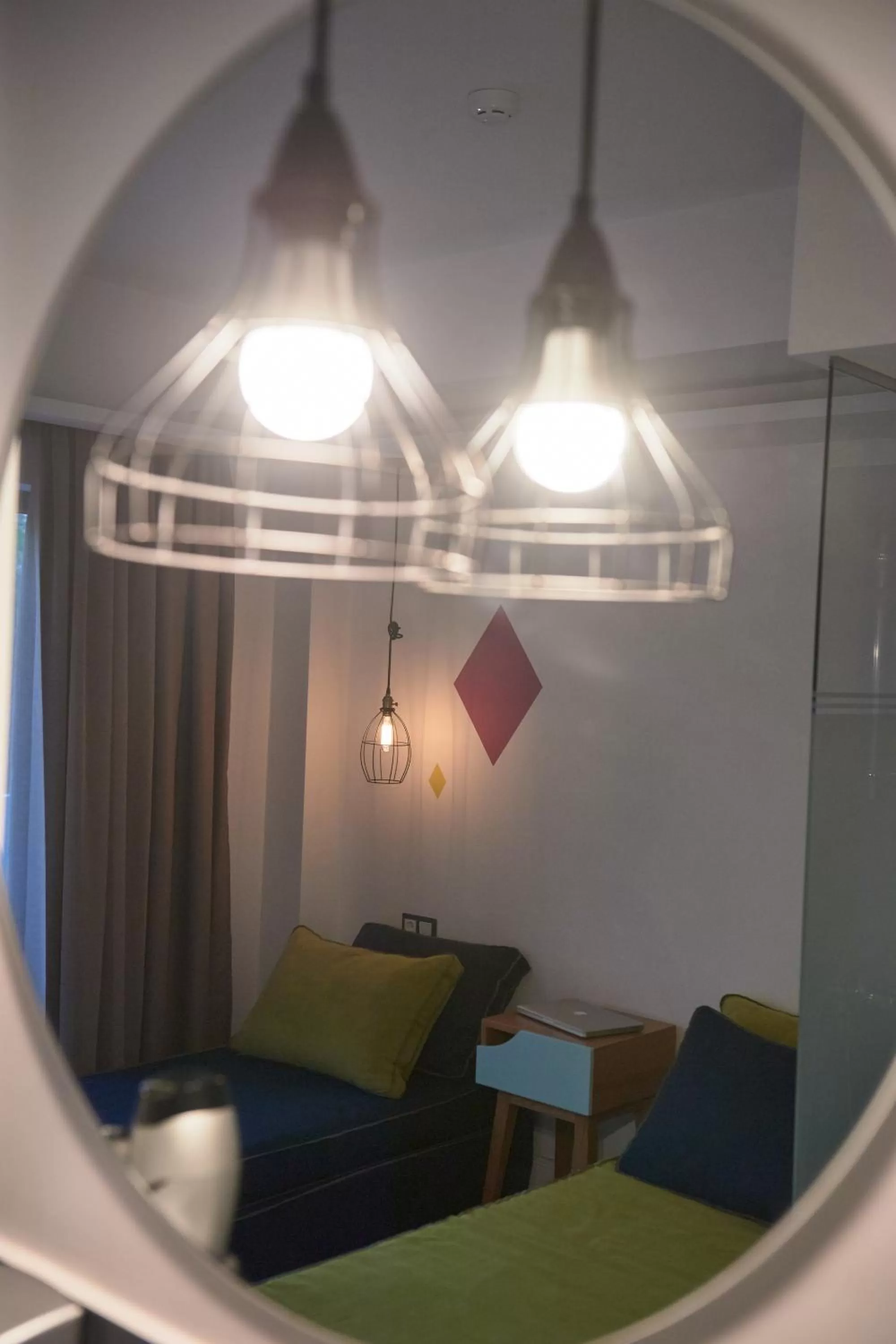 Bed in Blue Bottle Boutique Hotel