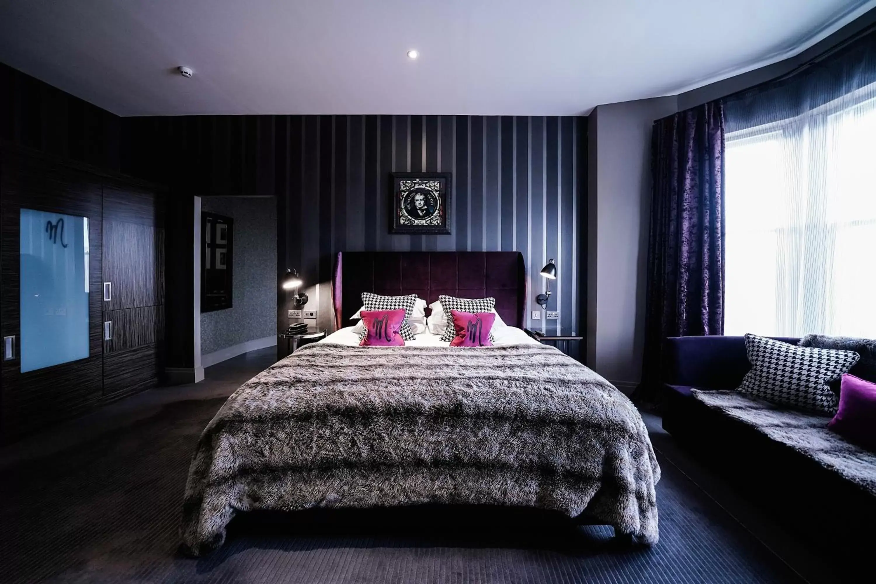 Bedroom, Bed in Malmaison Dundee