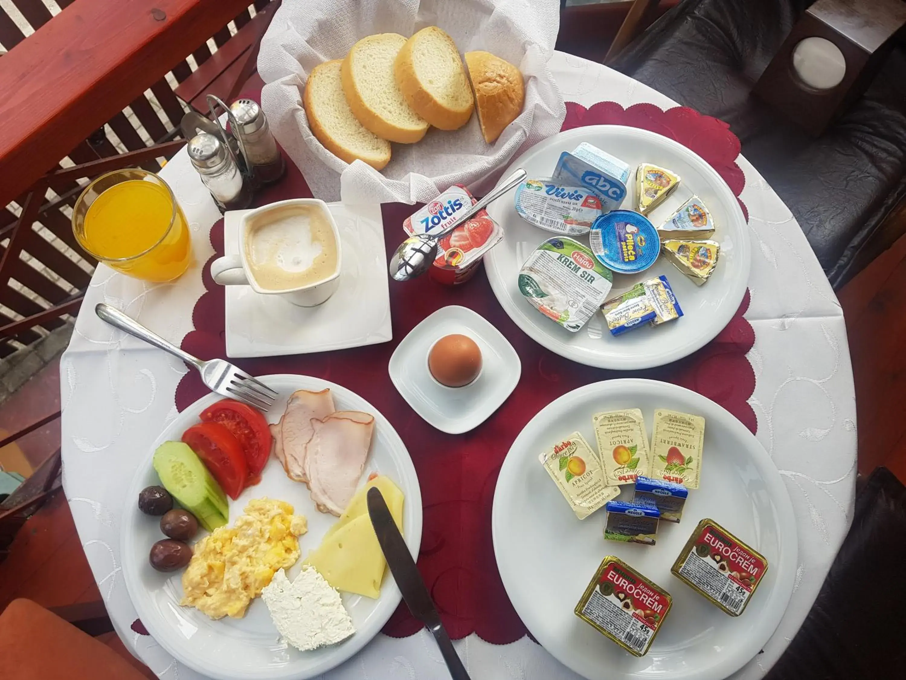 Food, Breakfast in Hotel Kapistec Skopje