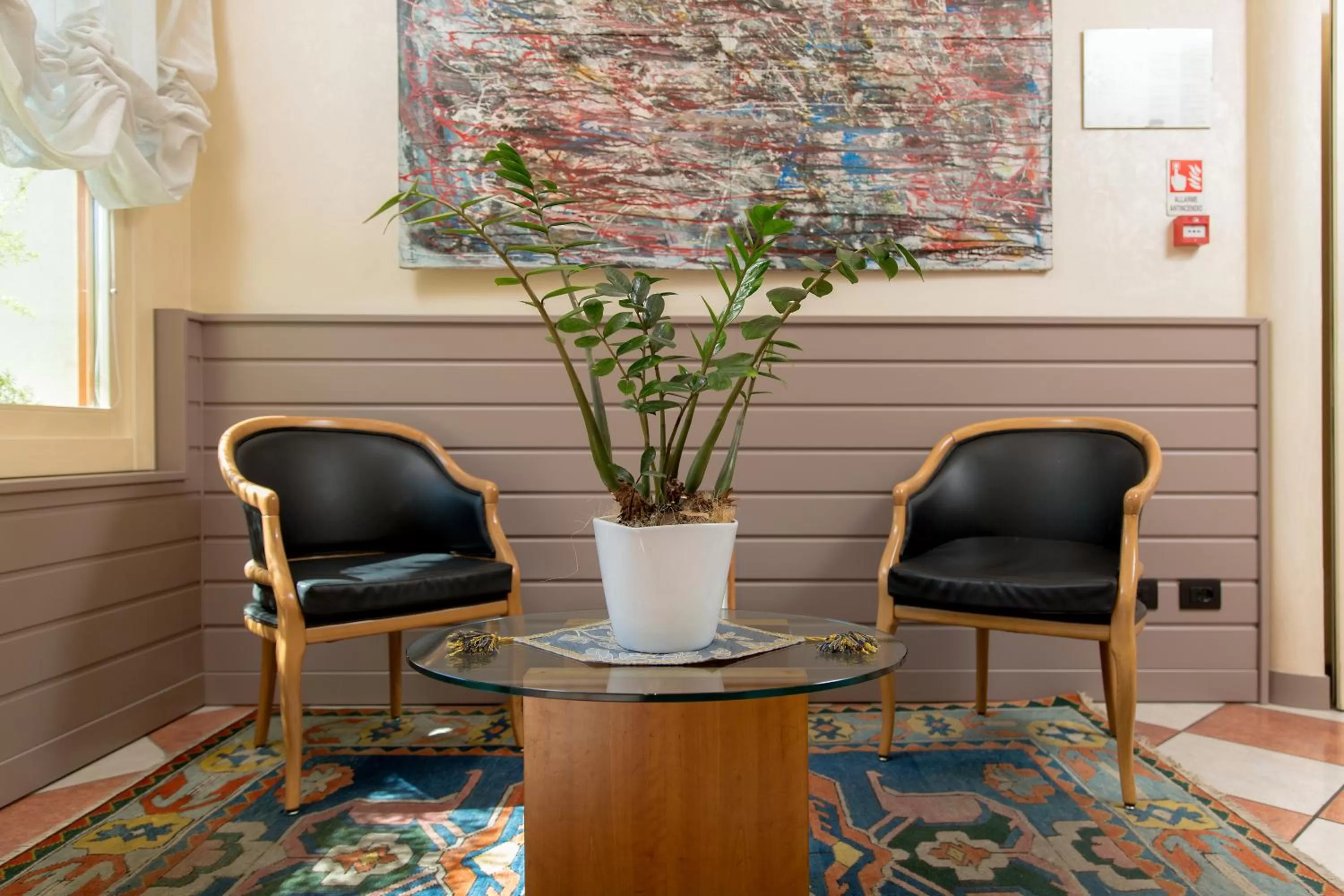 Lobby or reception in Hotel Giotto