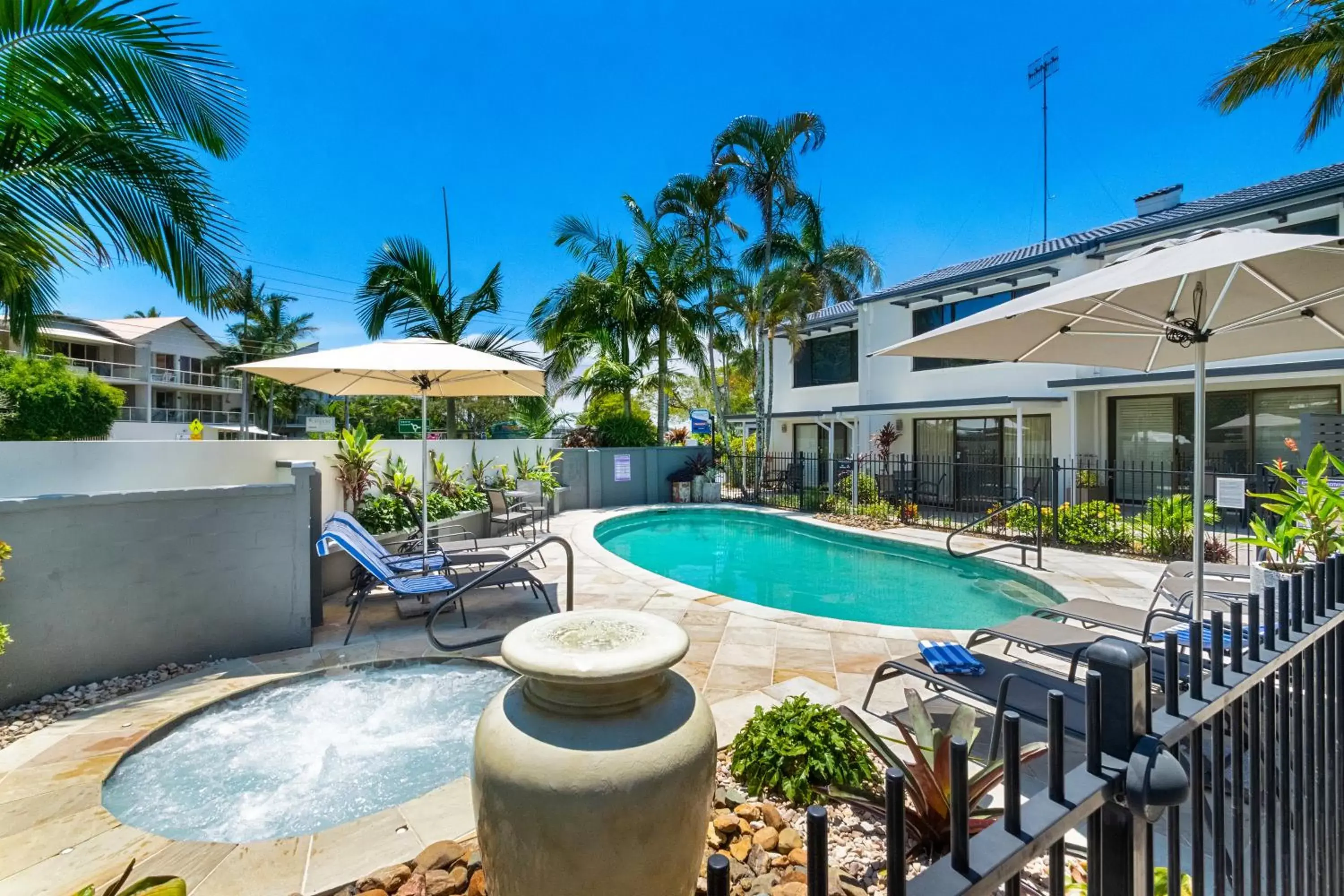 Property building, Swimming Pool in Noosa Place Resort