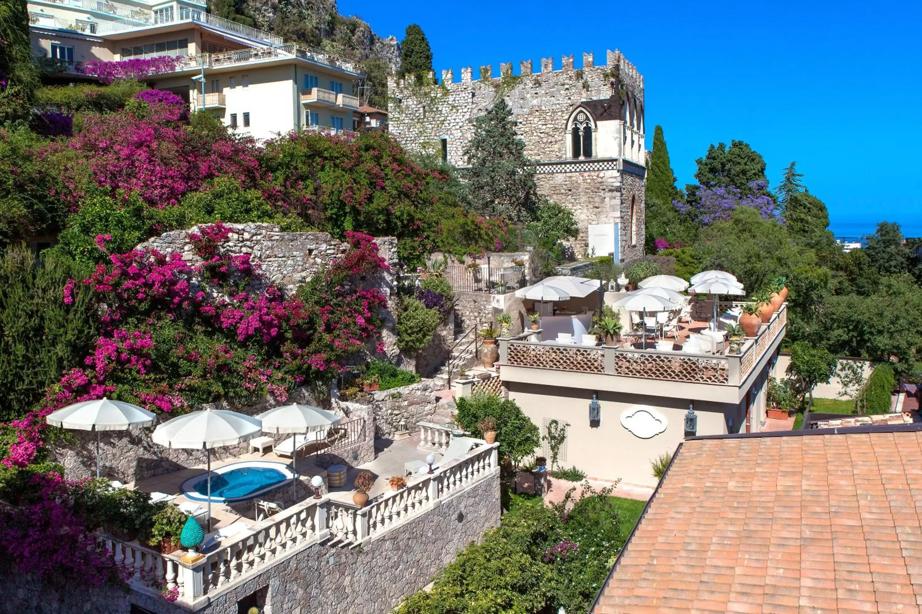 Garden in Hotel Villa Taormina