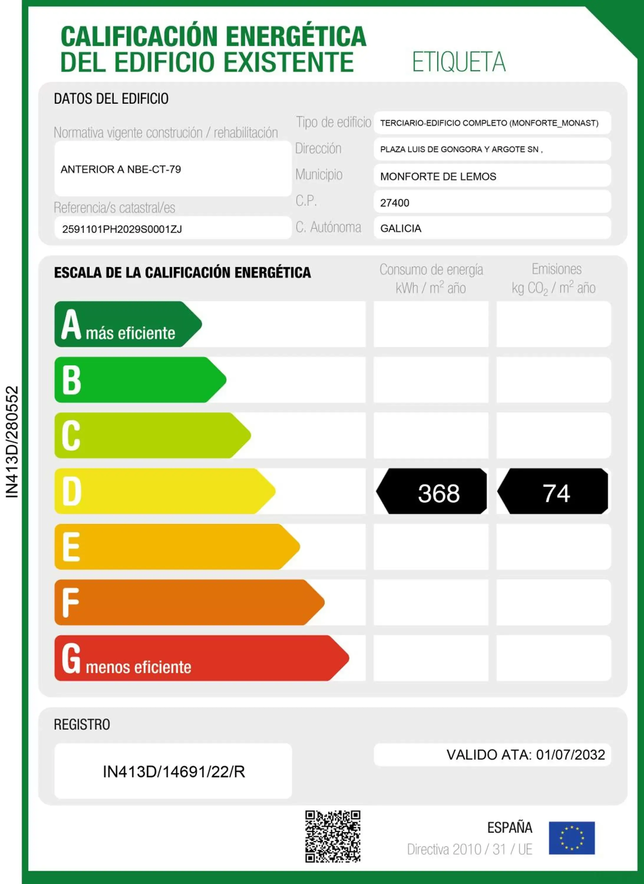 Logo/Certificate/Sign, Floor Plan in Parador de Monforte de Lemos