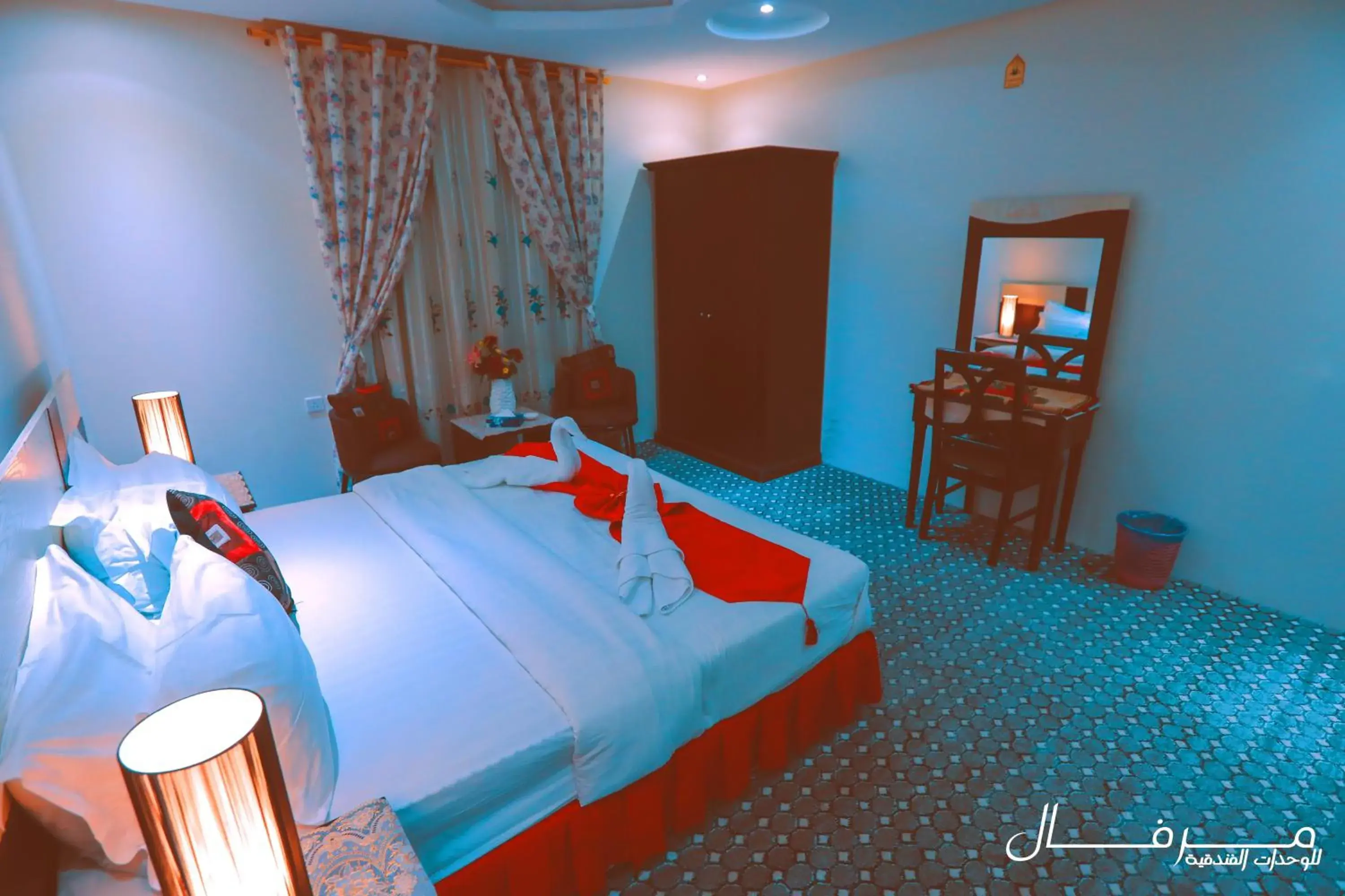 Bed in Merfal Hotel Apartments Al Taawan