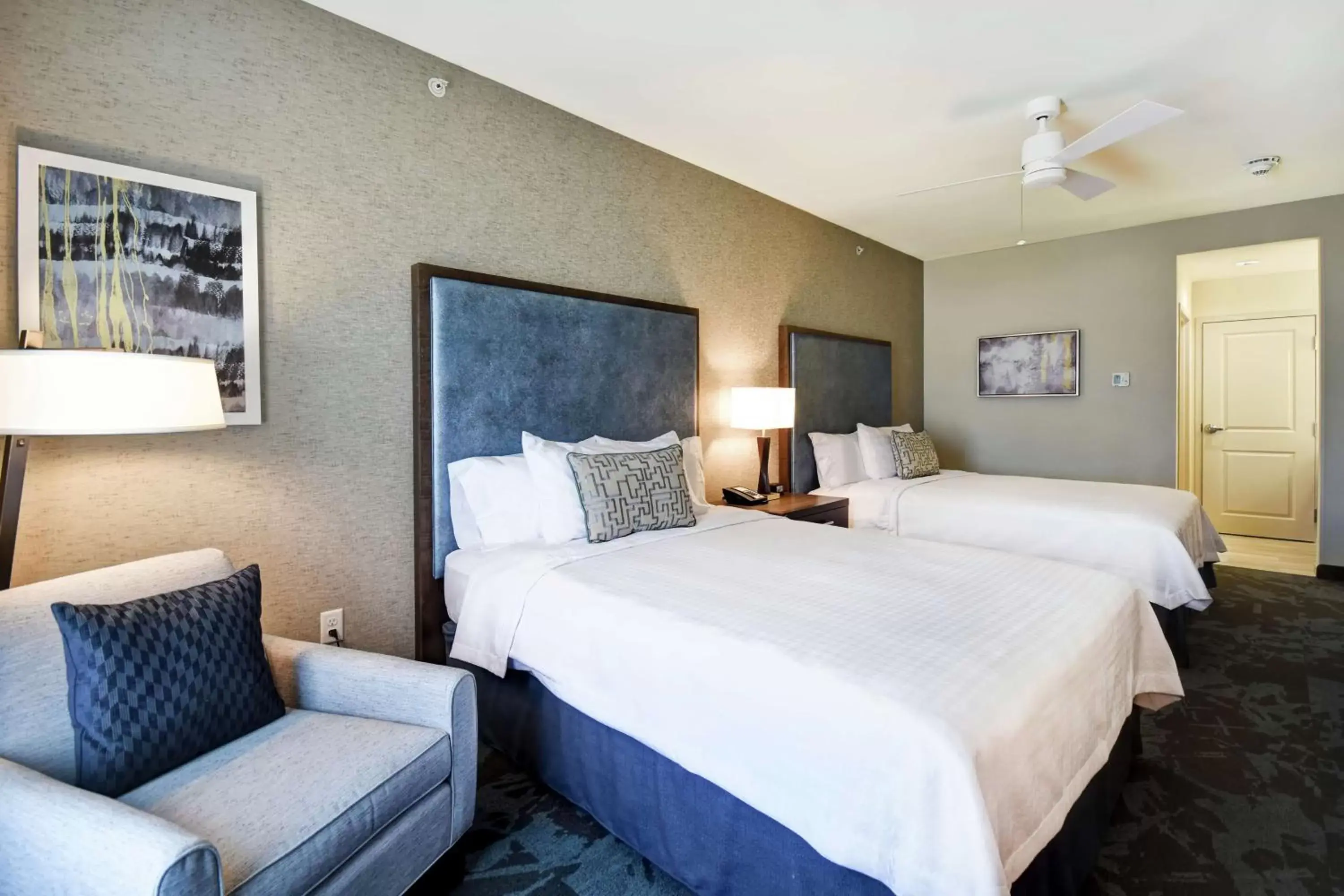 Photo of the whole room, Bed in Homewood Suites By Hilton Salt Lake City Airport