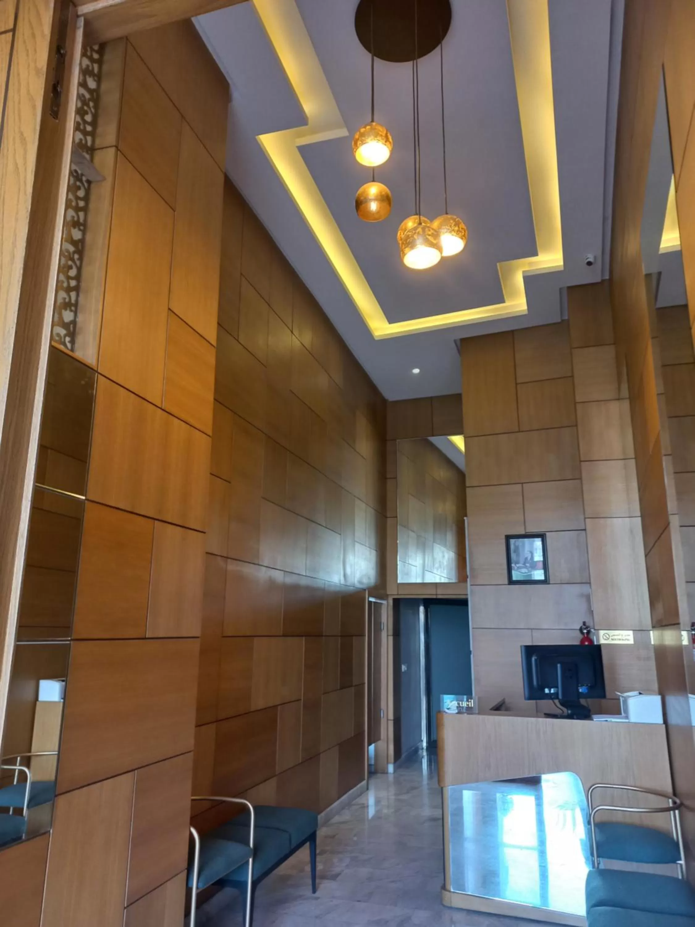 Lobby or reception, Kitchen/Kitchenette in Maarif Home Casablanca