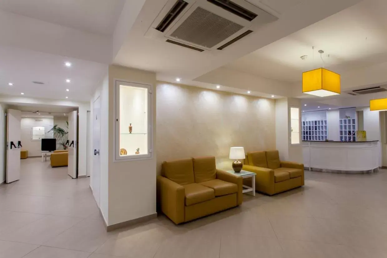 Lobby or reception in Hotel Costazzurra Museum & Spa Lobby or reception in Hotel Costazzurra Museum & Spa