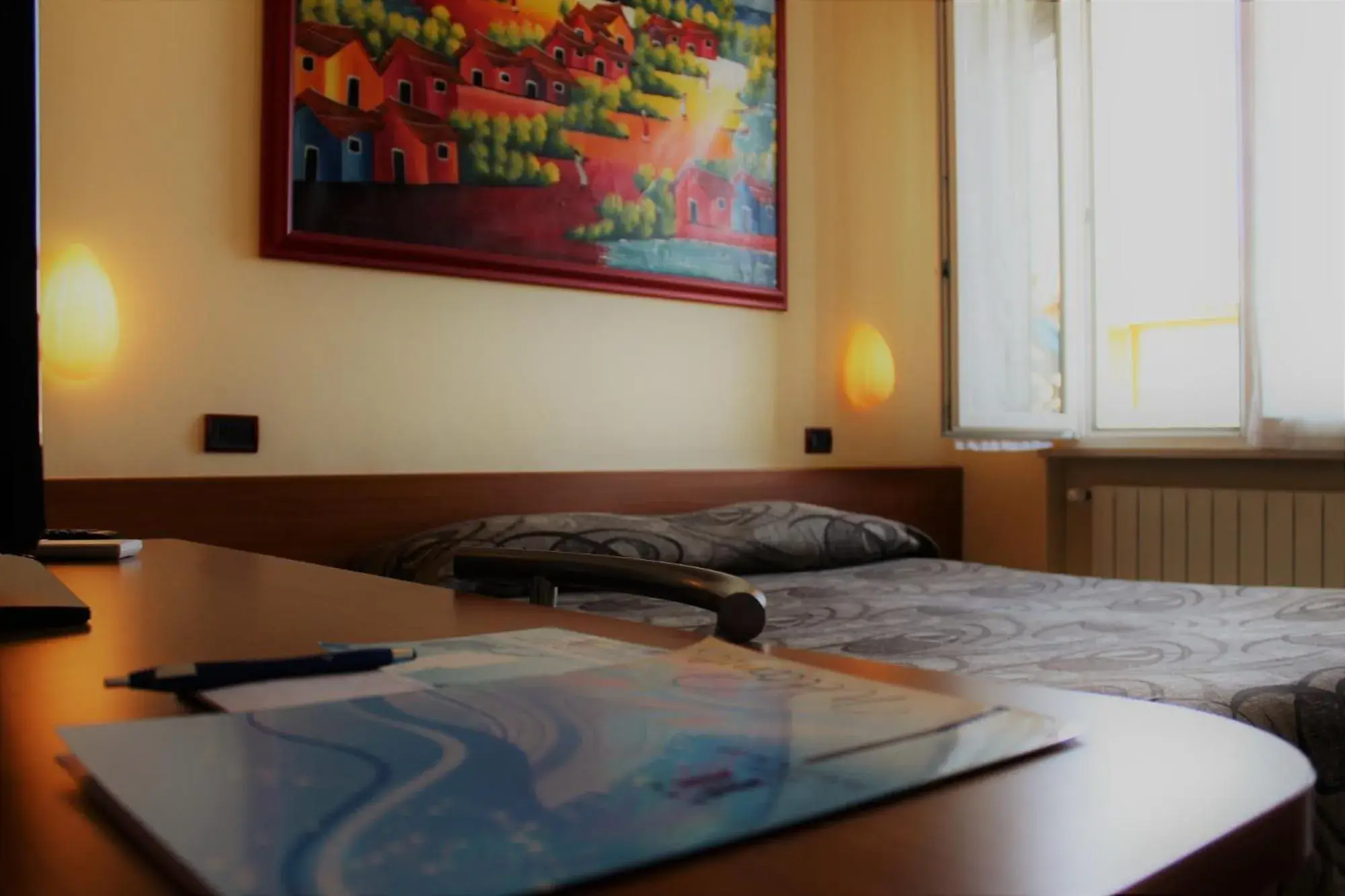 Bedroom, Bed in Hotel Eco Del Mare