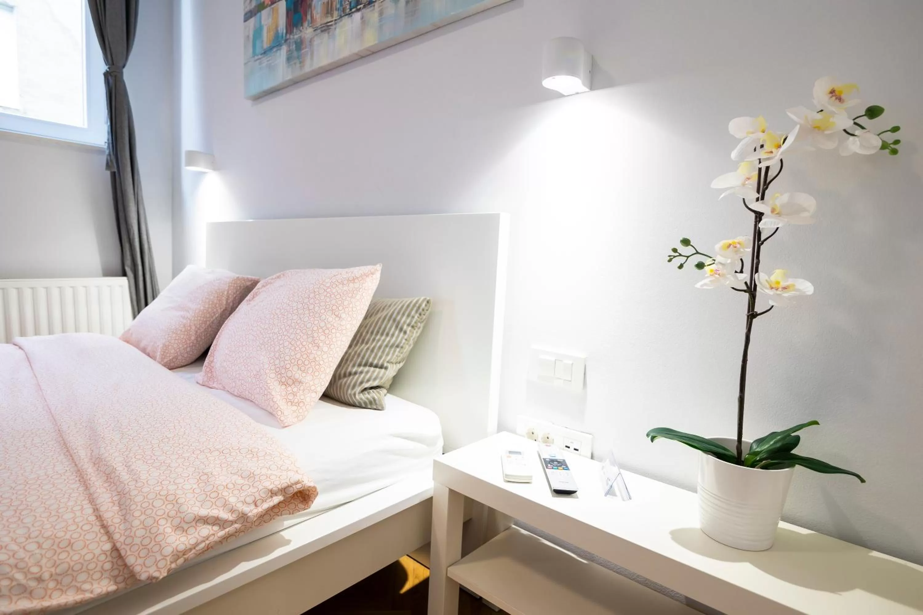 Bed in Doma Zagreb Aparthotel