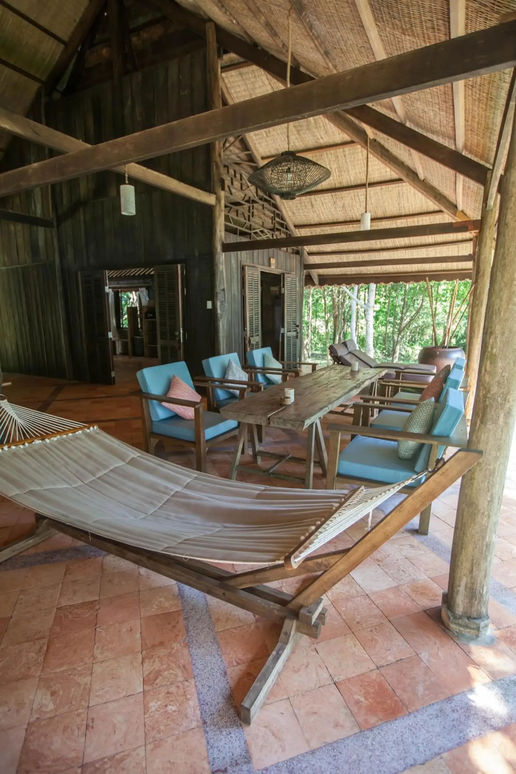 Seating area in Mango Bay Resort