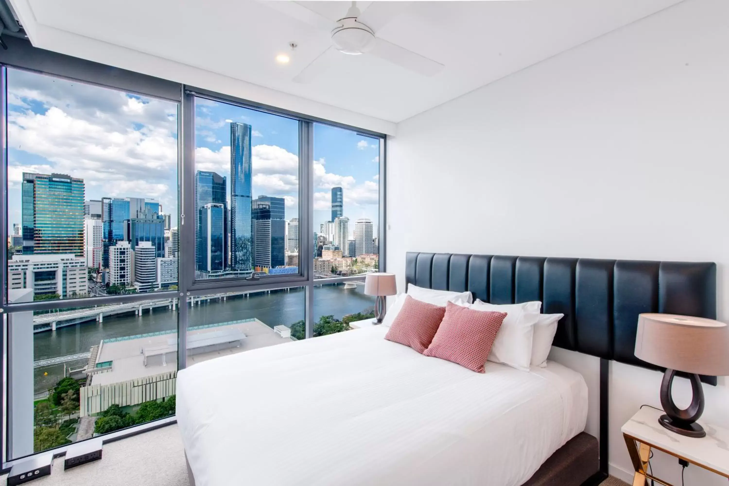 Bedroom in Hope Street Apartments by CLLIX