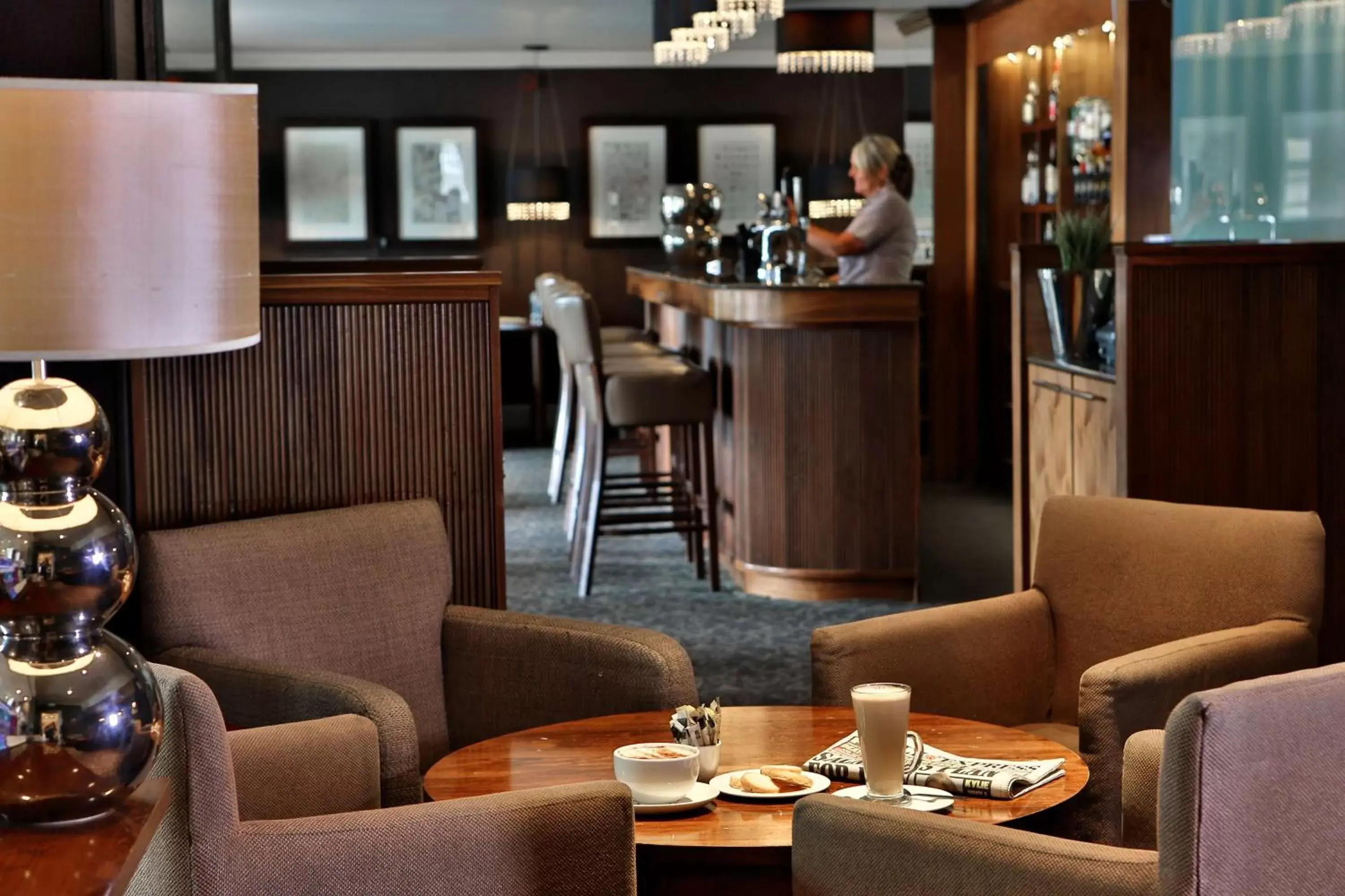Lounge or bar, Restaurant/Places to Eat in Best Western Motherwell Centre Moorings Hotel